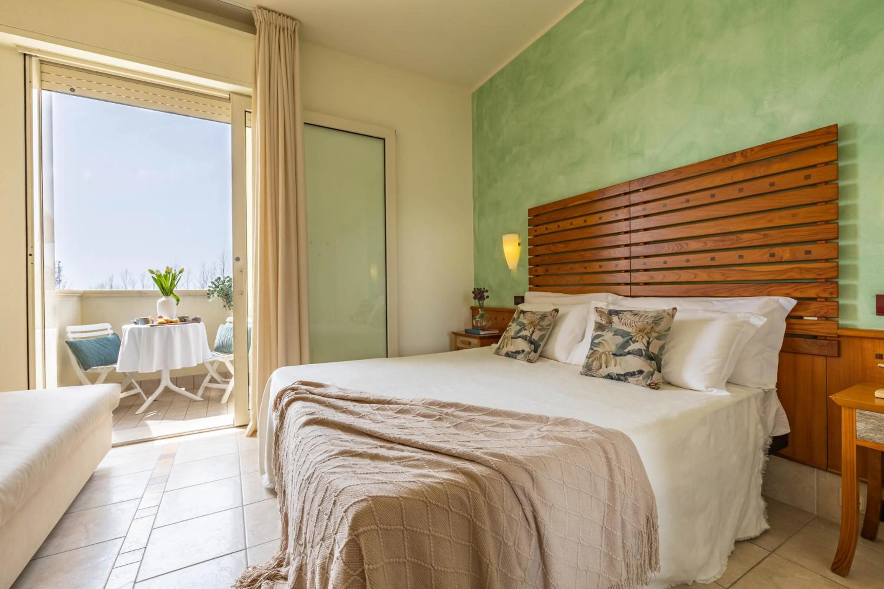 Bed in Hotel Smeraldo