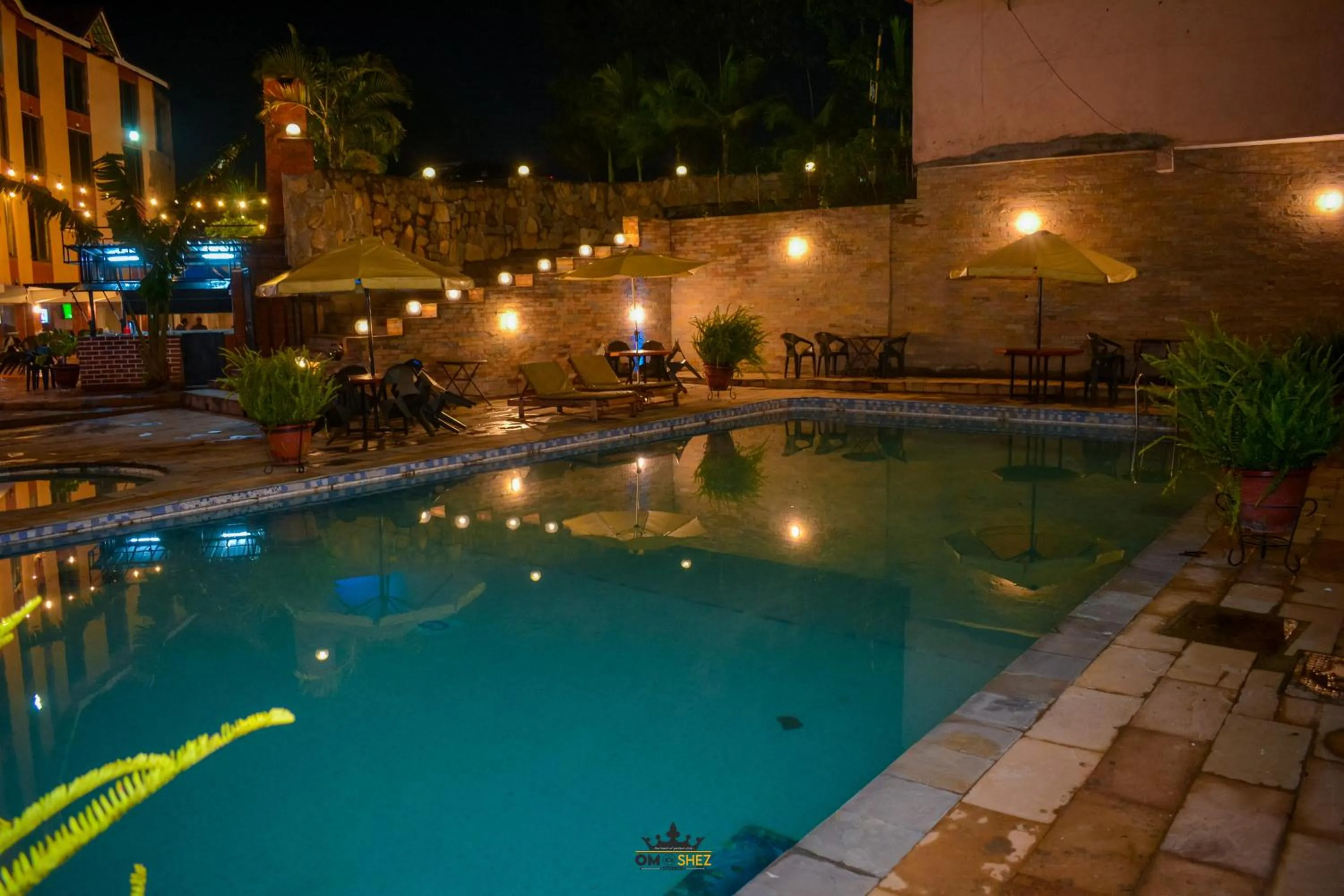 Night in Omega Gardens Hotel