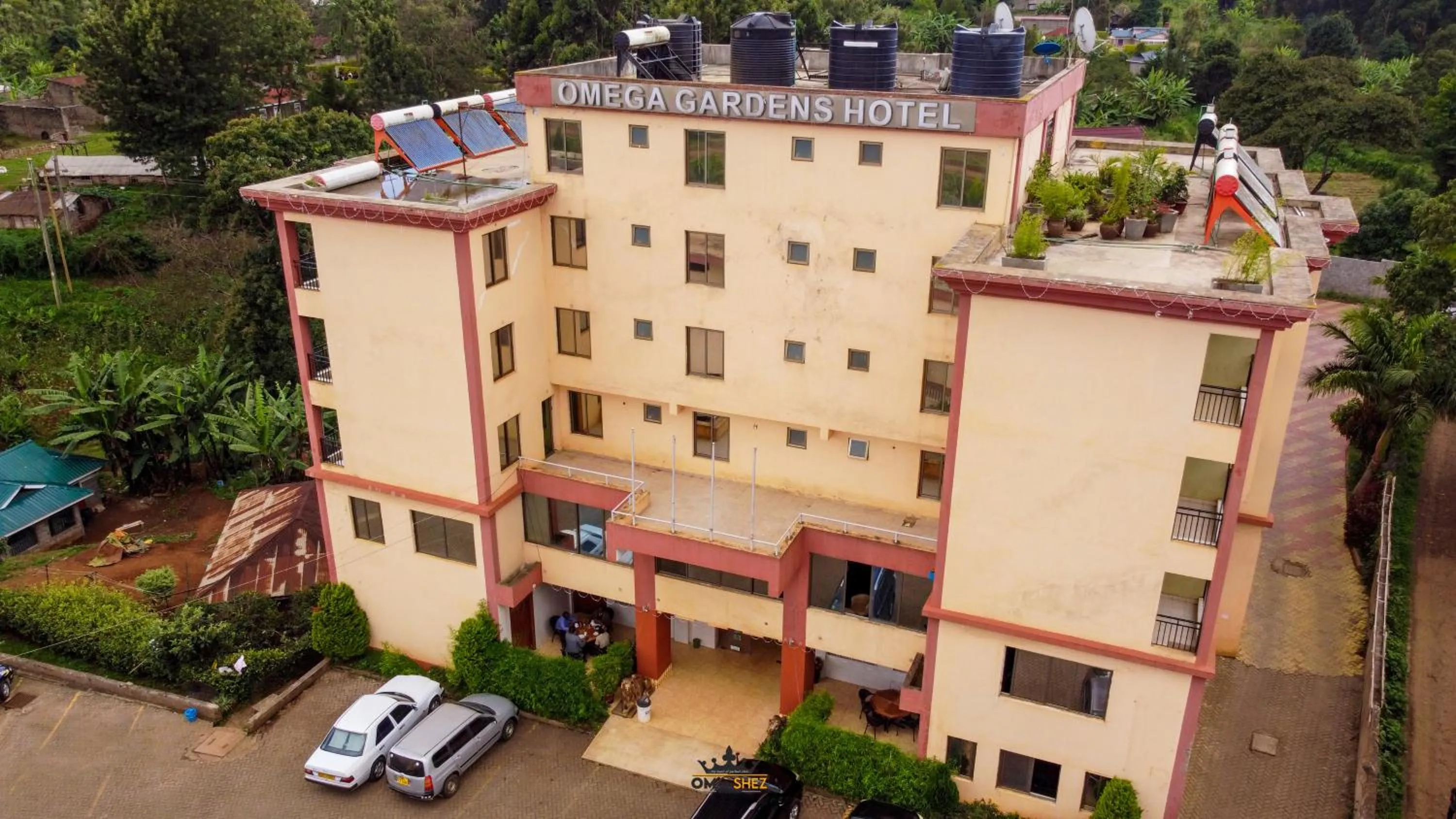 Property building in Omega Gardens Hotel
