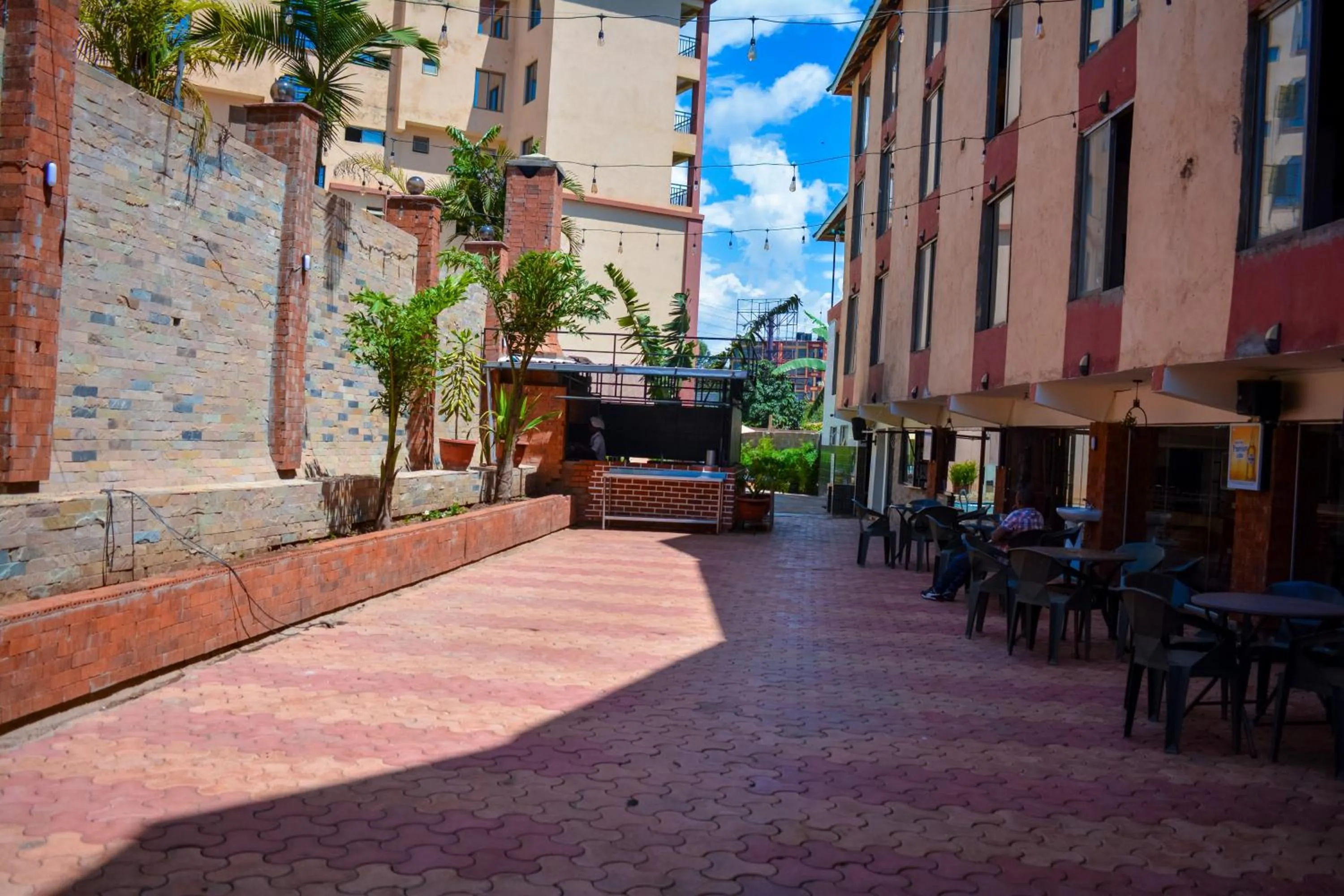 Property building in Omega Gardens Hotel