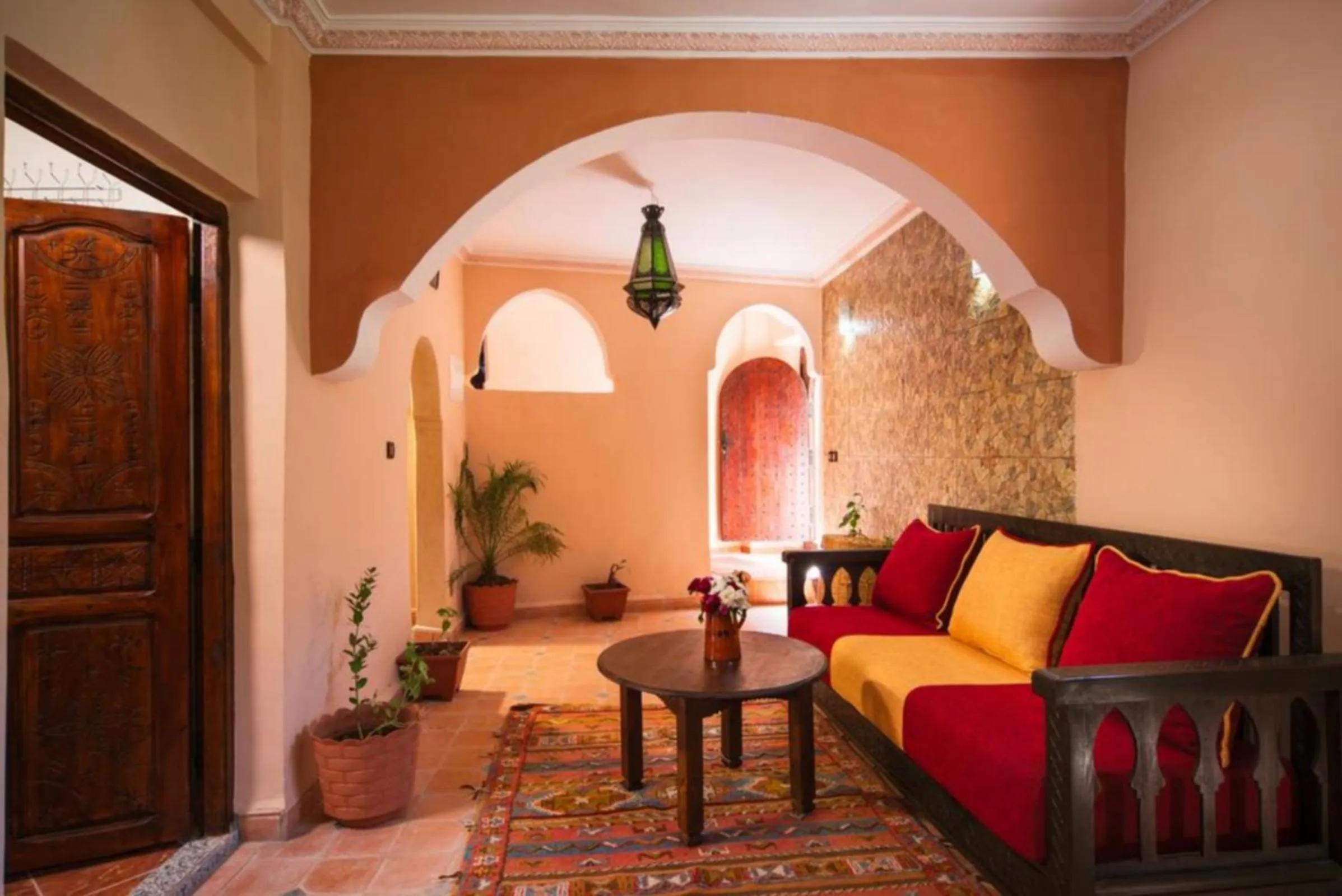 Living room in Riad Atlas Toubkal