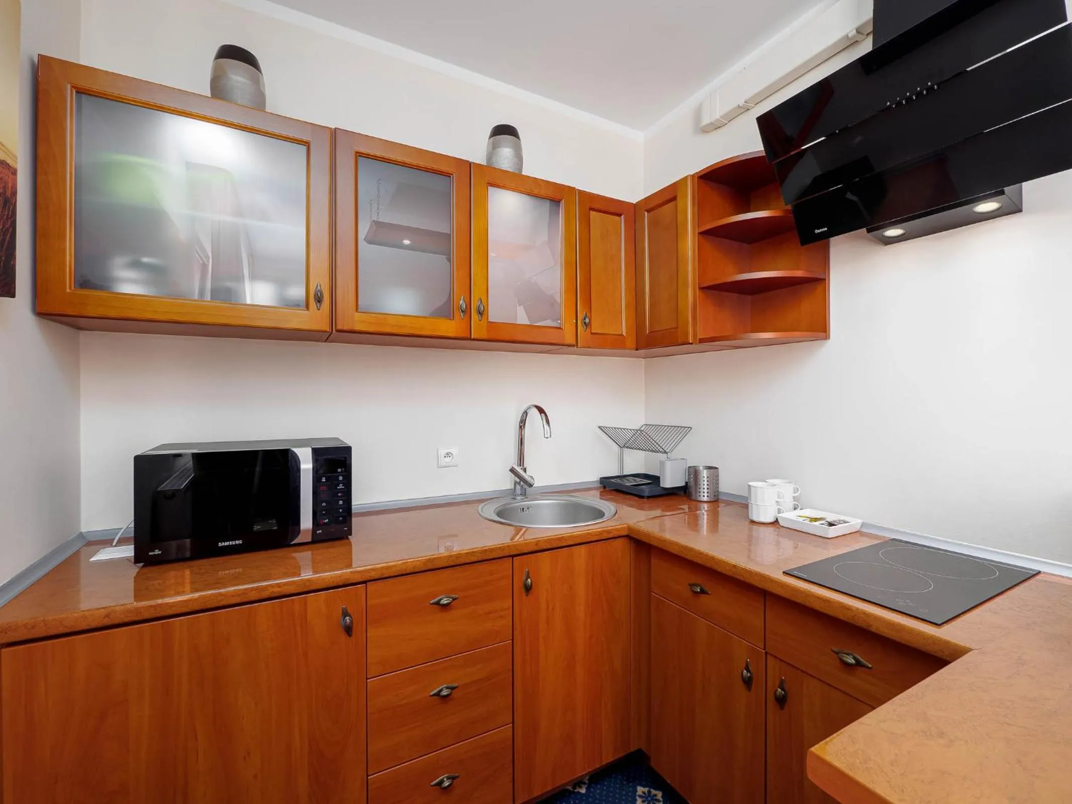 Kitchen or kitchenette in Hotel Liptakówka