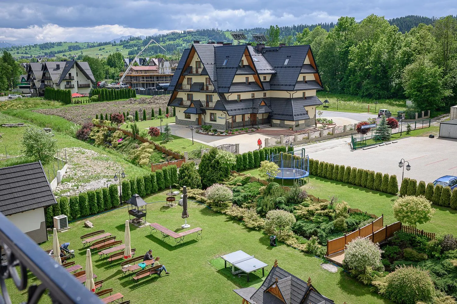 Bird's eye view in Hotel Liptakówka