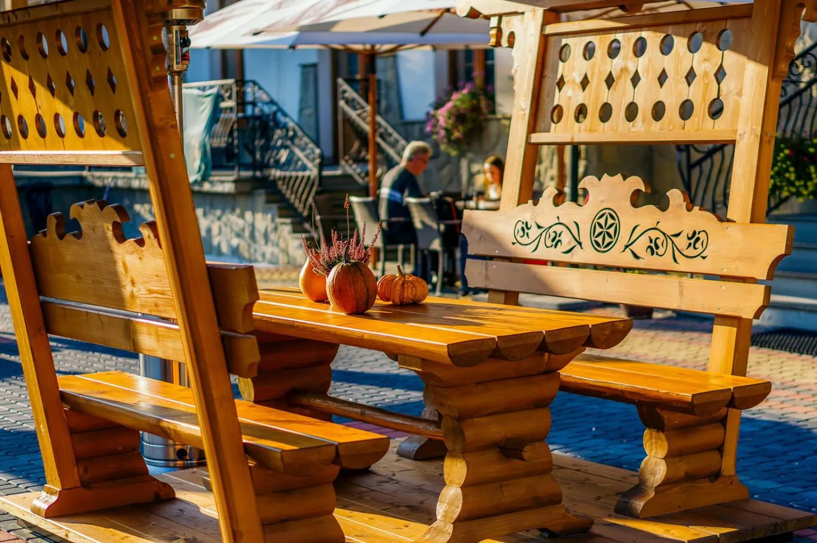 Patio in Hotel Liptakówka
