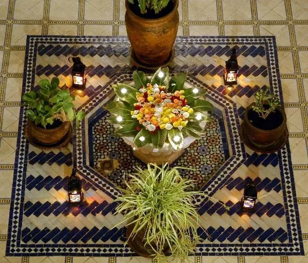 Decorative detail in Riad Dalia