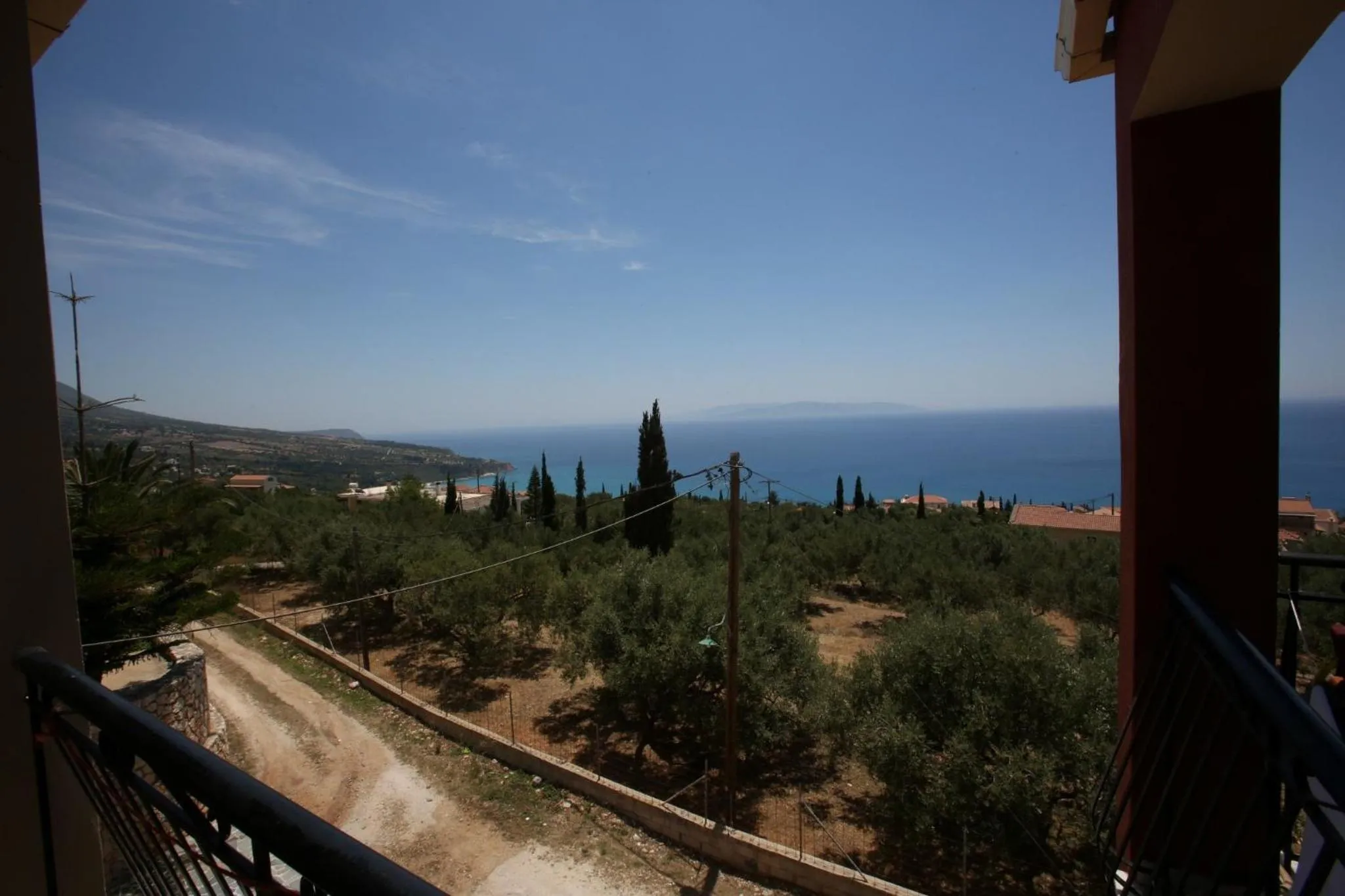 Balcony/Terrace in eleni studios