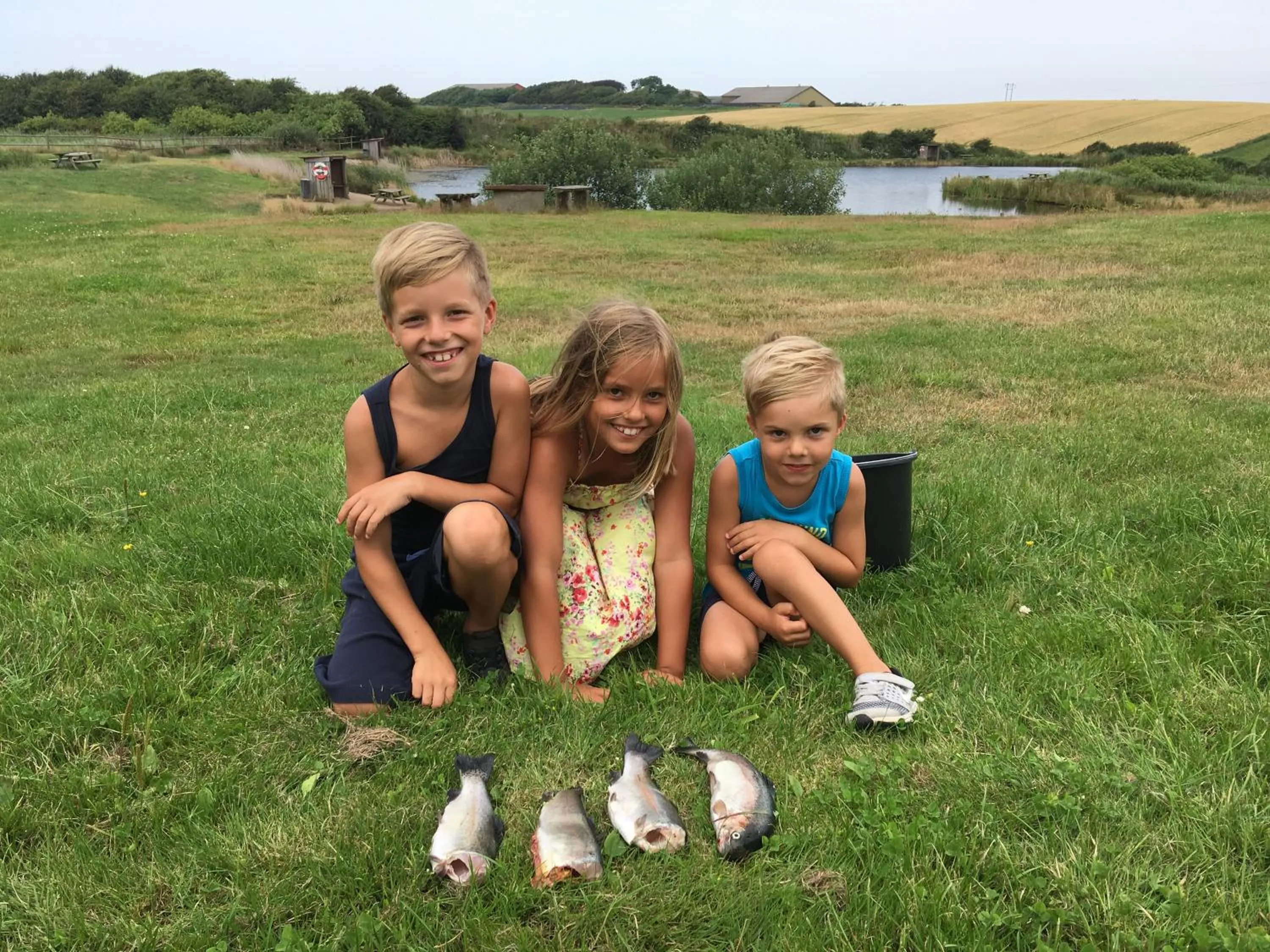 Fishing in Ellemose Bed and Breakfast