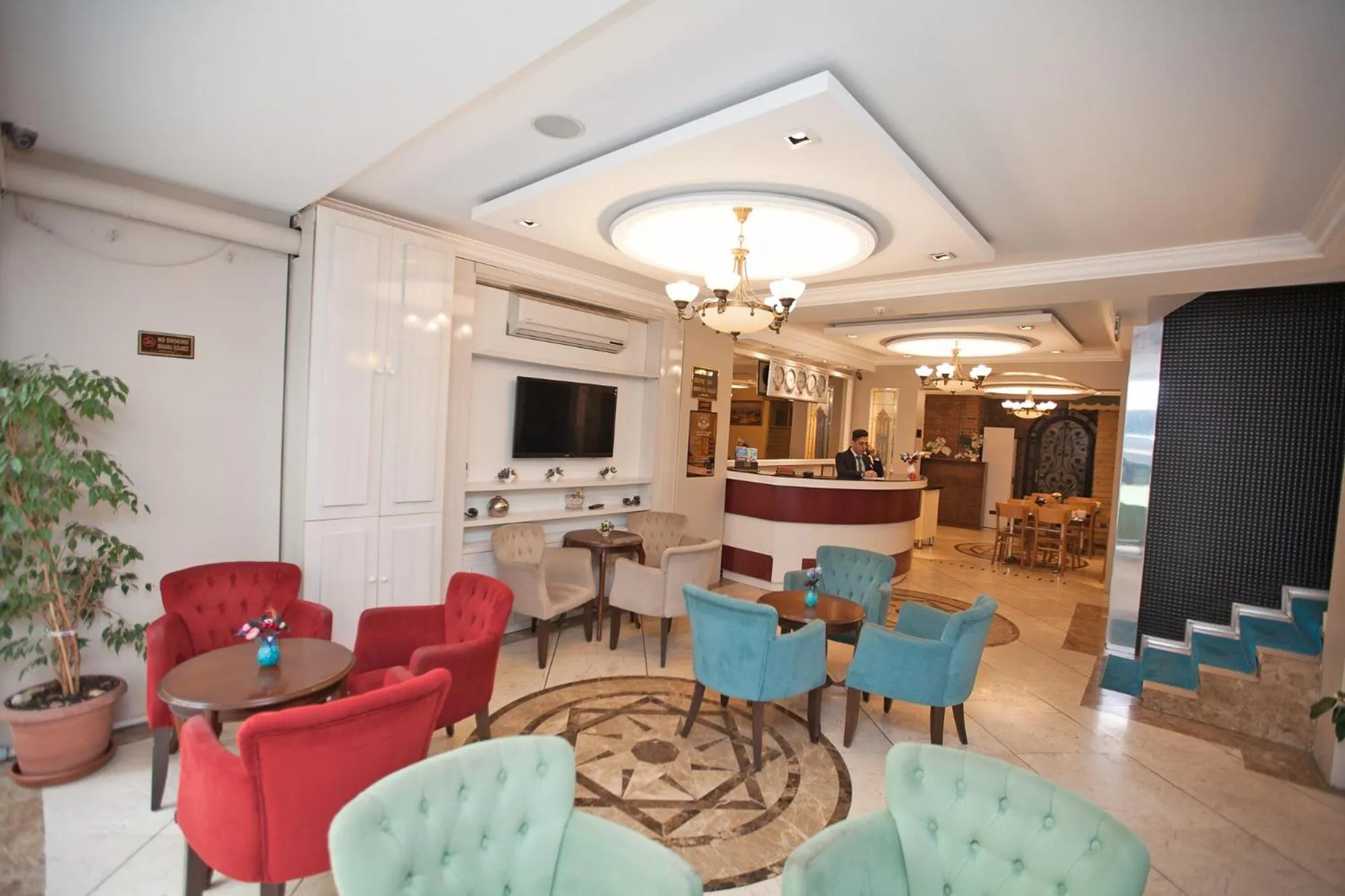 Lobby or reception in Hotel Bulvar Istanbul
