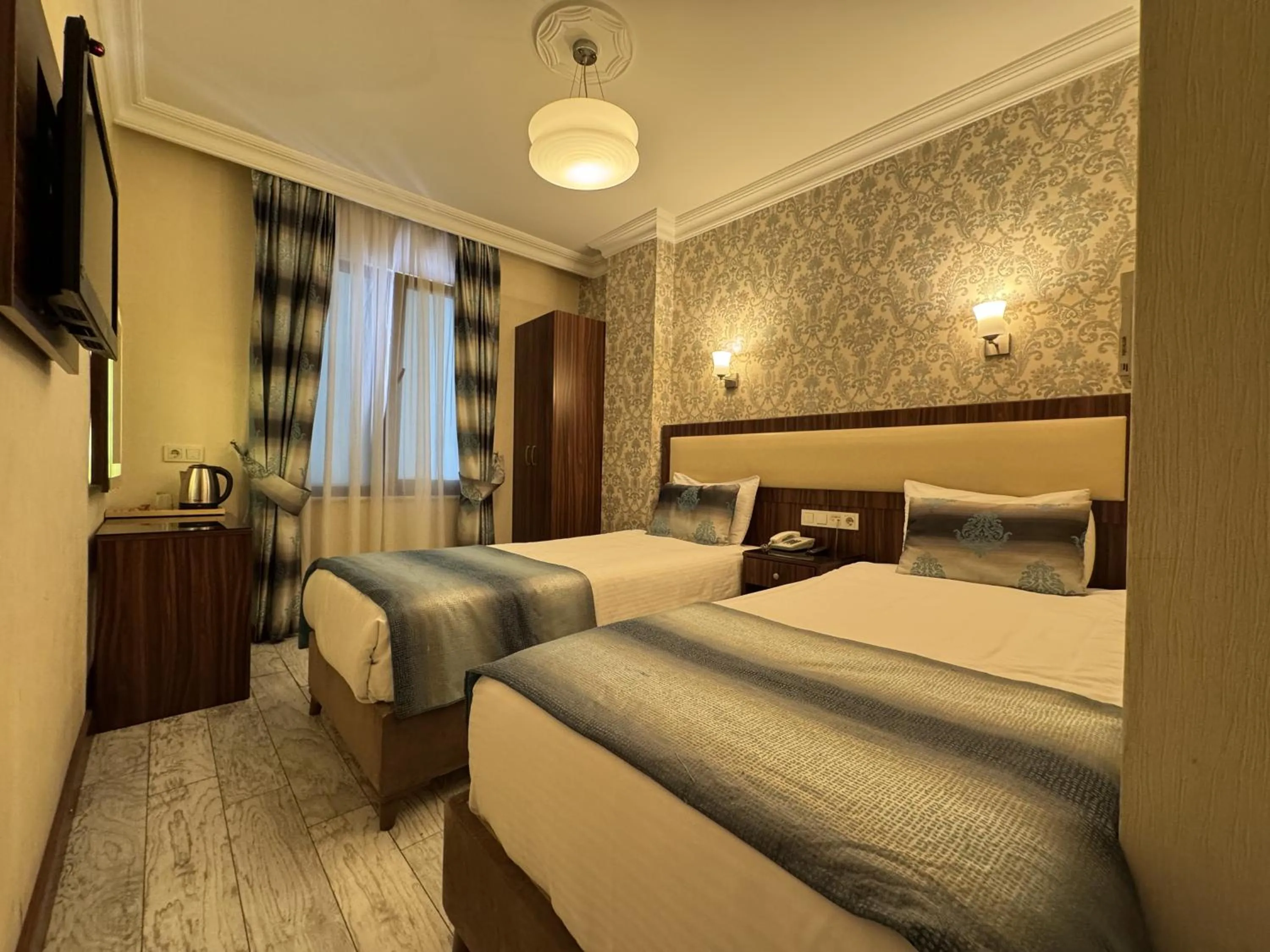 Bed in Hotel Bulvar Istanbul
