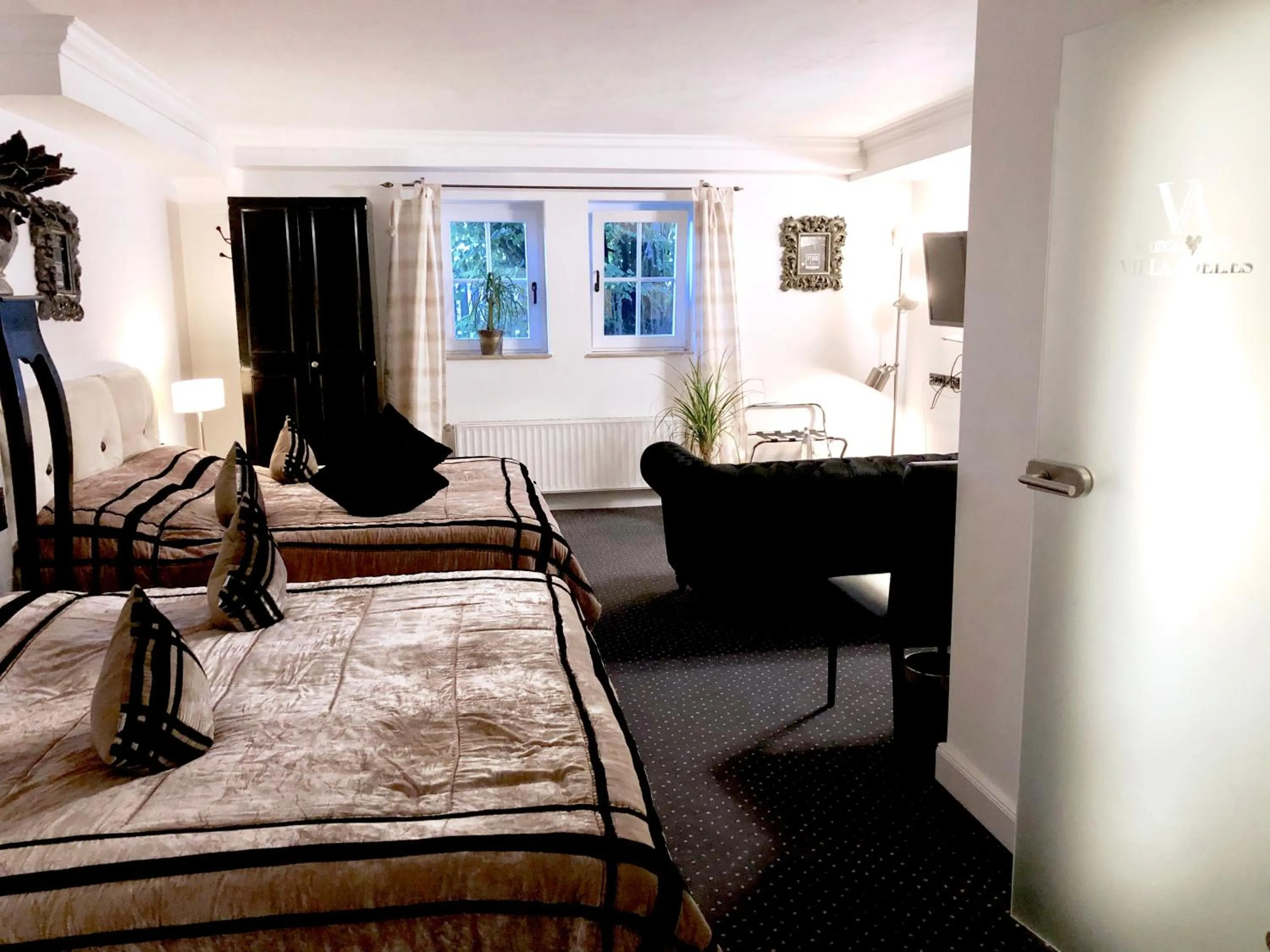 Bed in VILLA ADELEes BOUTIQUE HOTEL