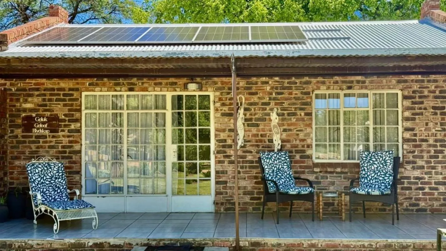 Patio in River Rock Lodge
