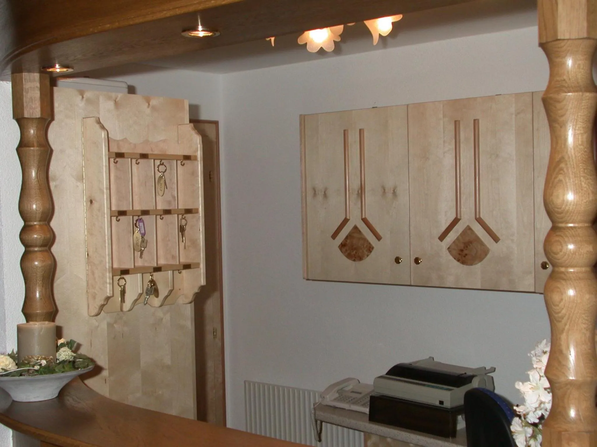 Lobby or reception in Hotel Garni Pradella