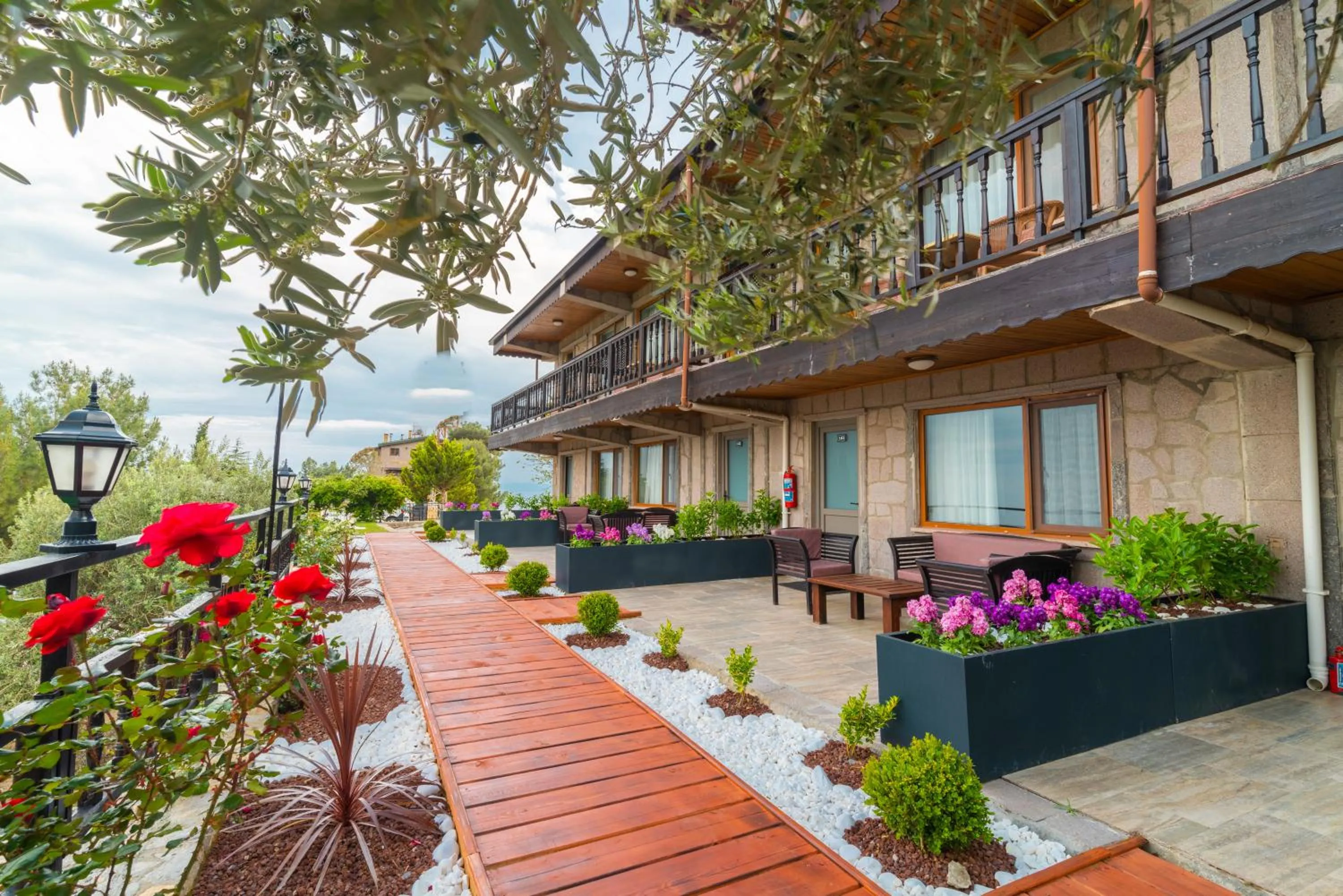 Garden in Assos Kartal Yuvasi Hotel