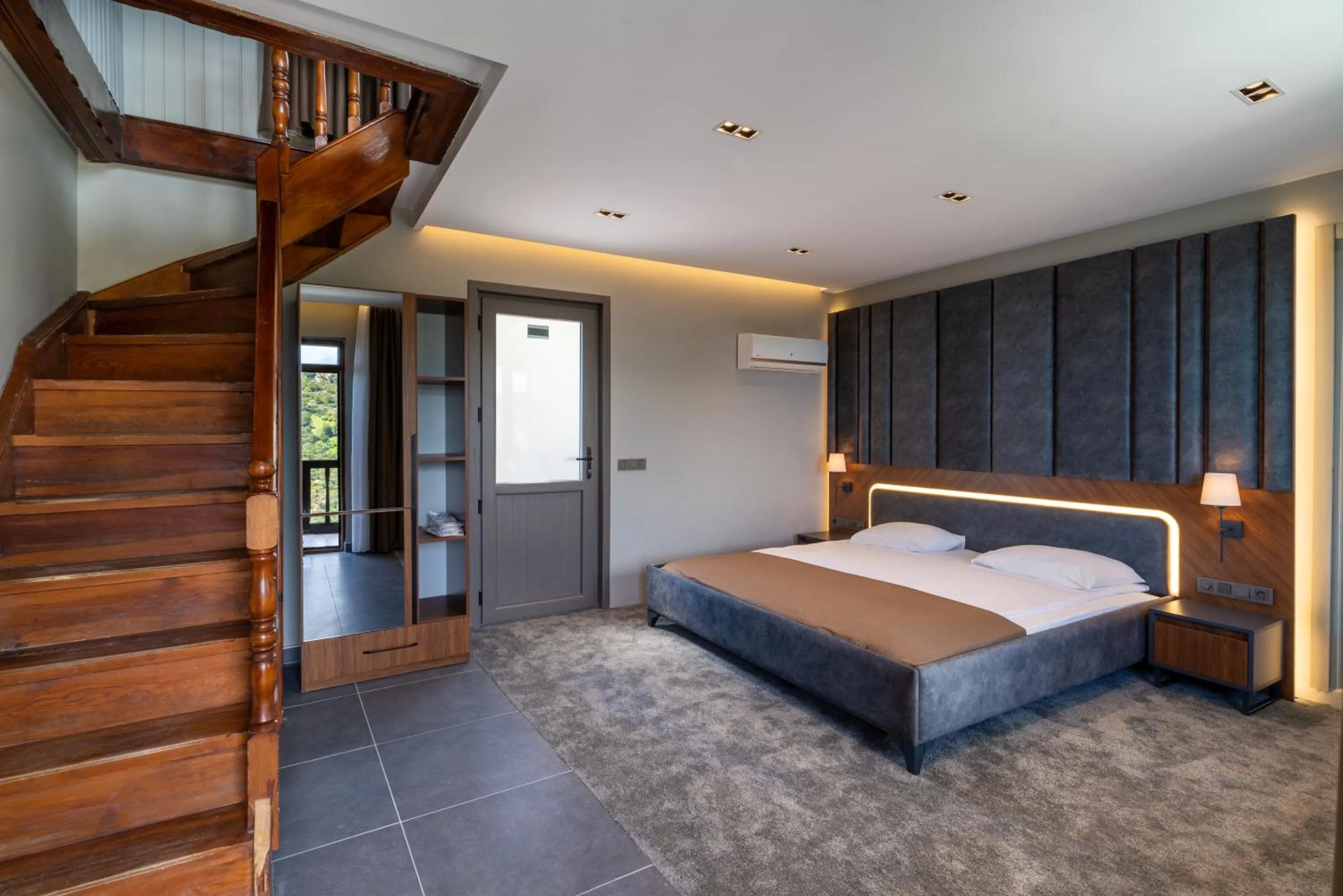 Bed in Assos Kartal Yuvasi Hotel