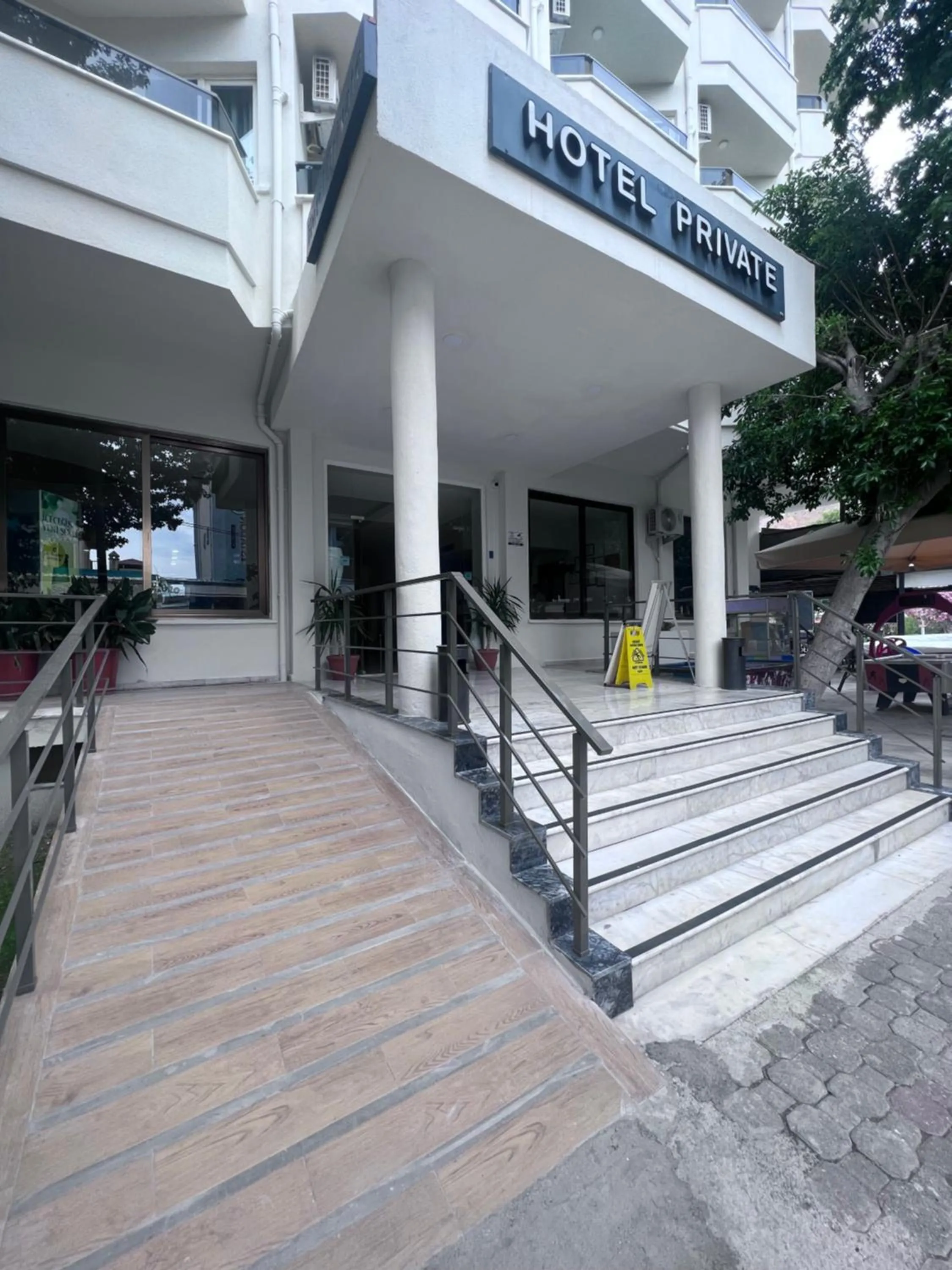 Property building in Private Hotel