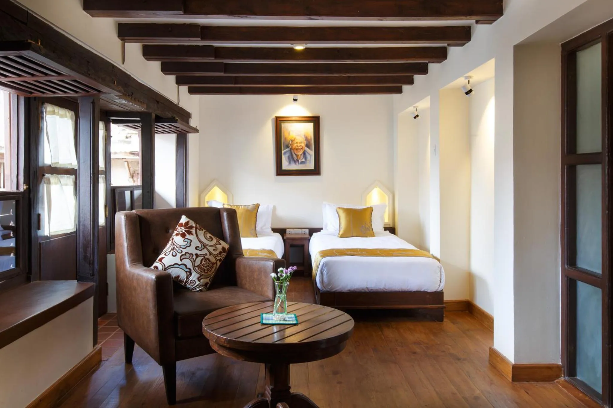 Photo of the whole room, Bed in Hotel Patan House
