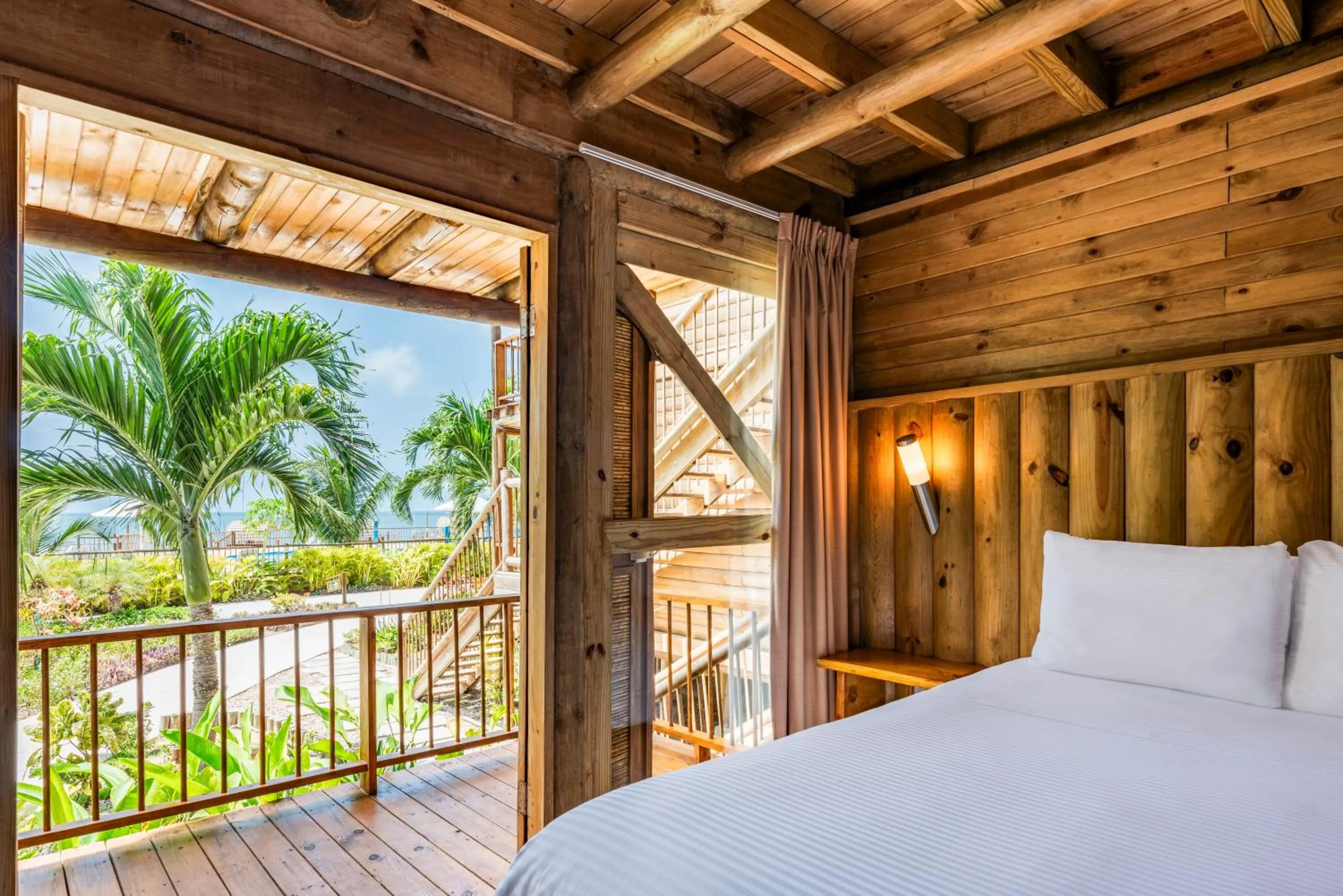 Garden view, Bed in Hotel Isla del Encanto