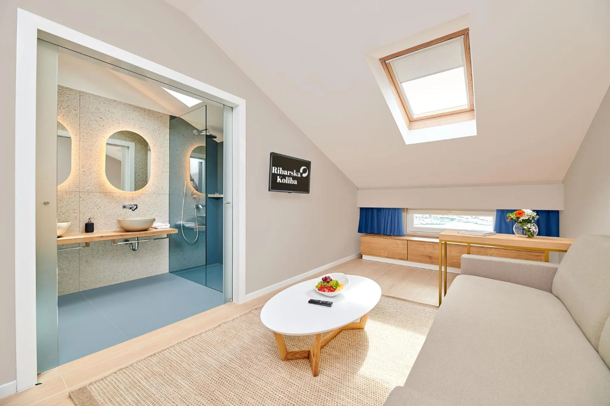 Living room in Ribarska Koliba Resort