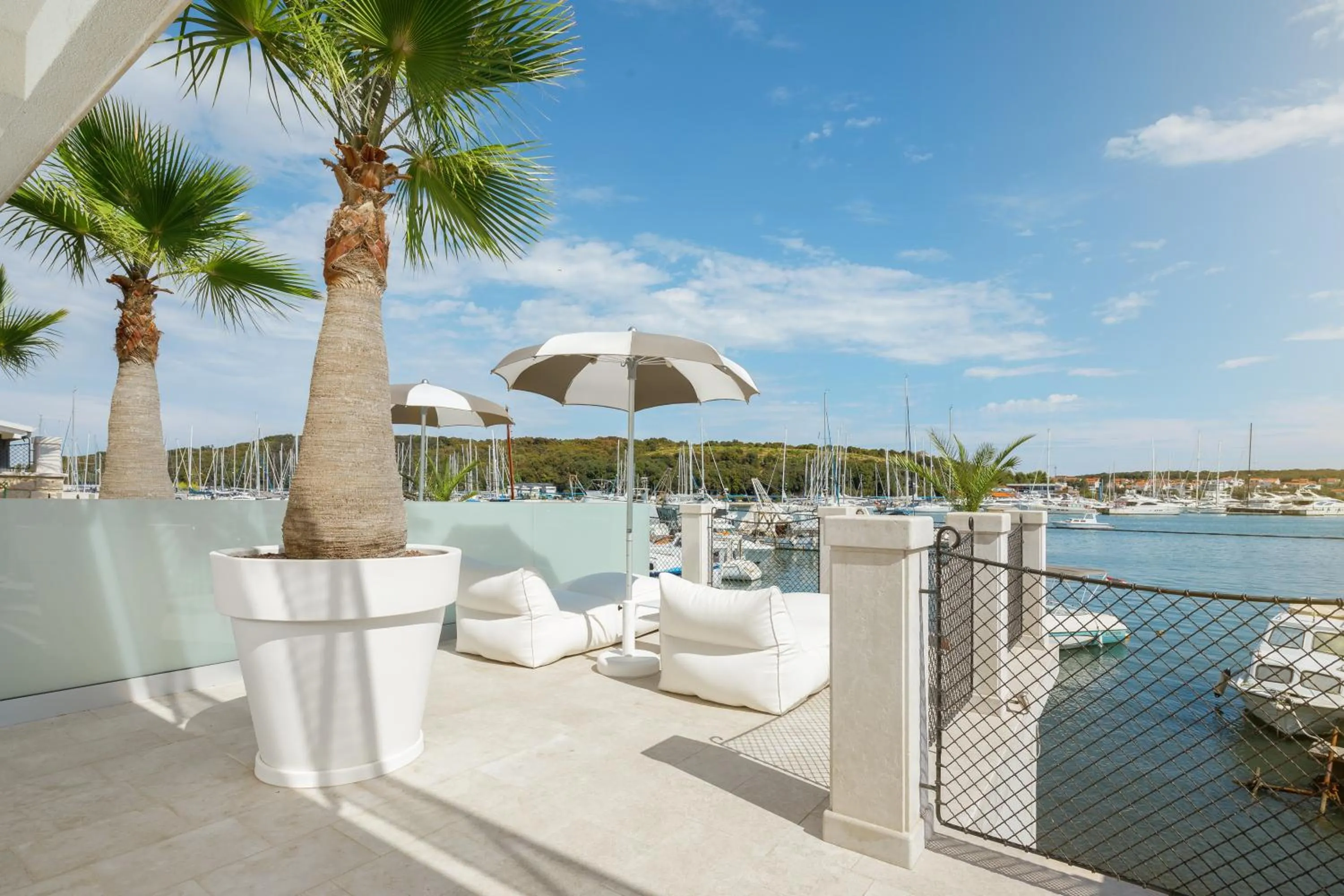Balcony/Terrace in Ribarska Koliba Resort