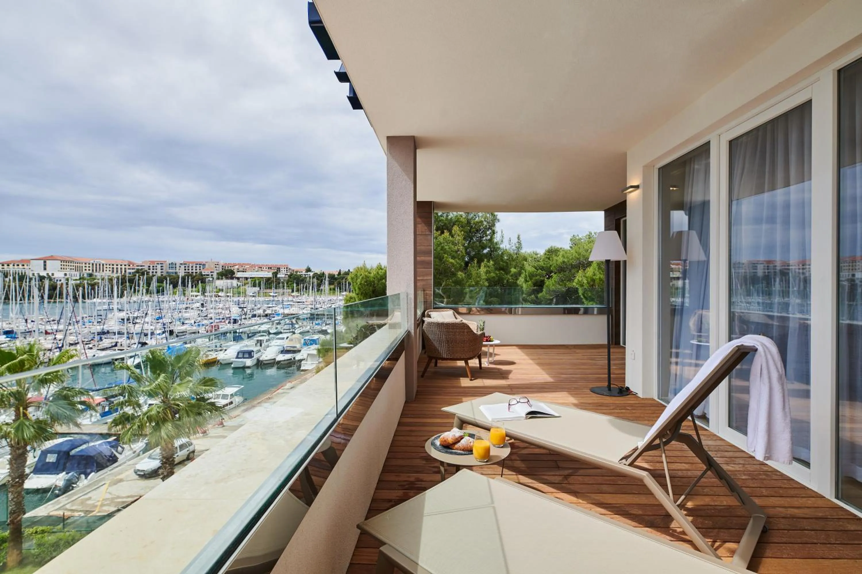 Balcony/Terrace in Ribarska Koliba Resort