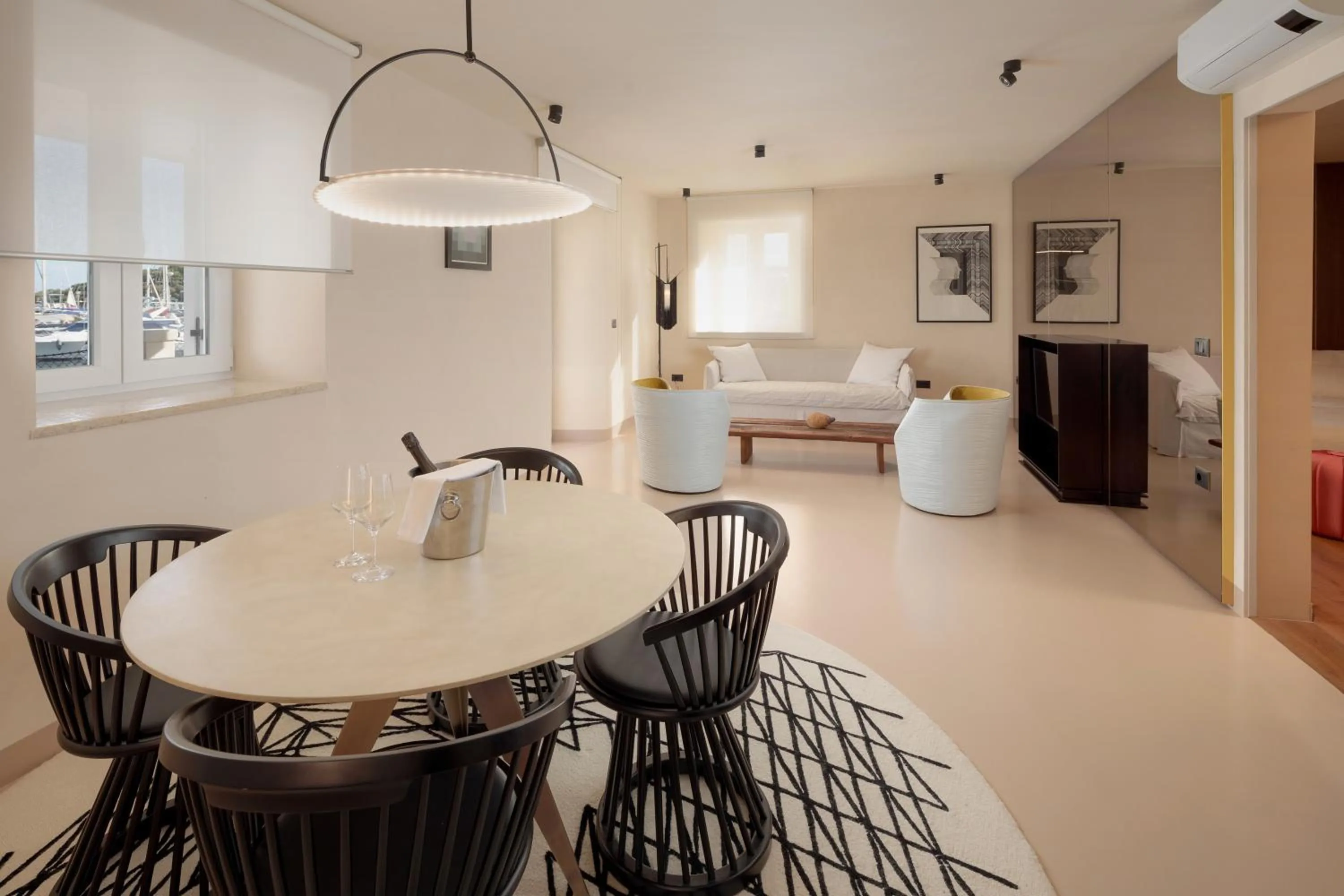 Living room in Ribarska Koliba Resort