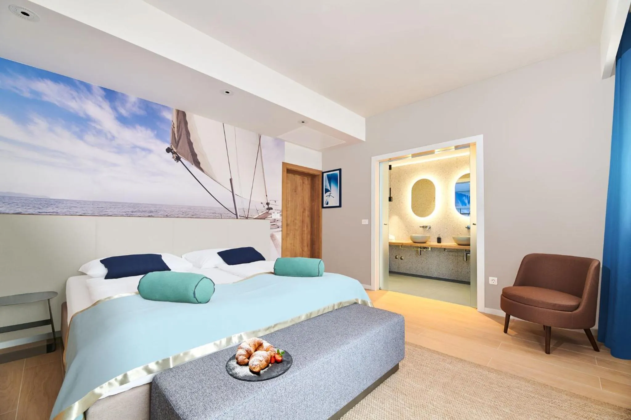 Bed in Ribarska Koliba Resort