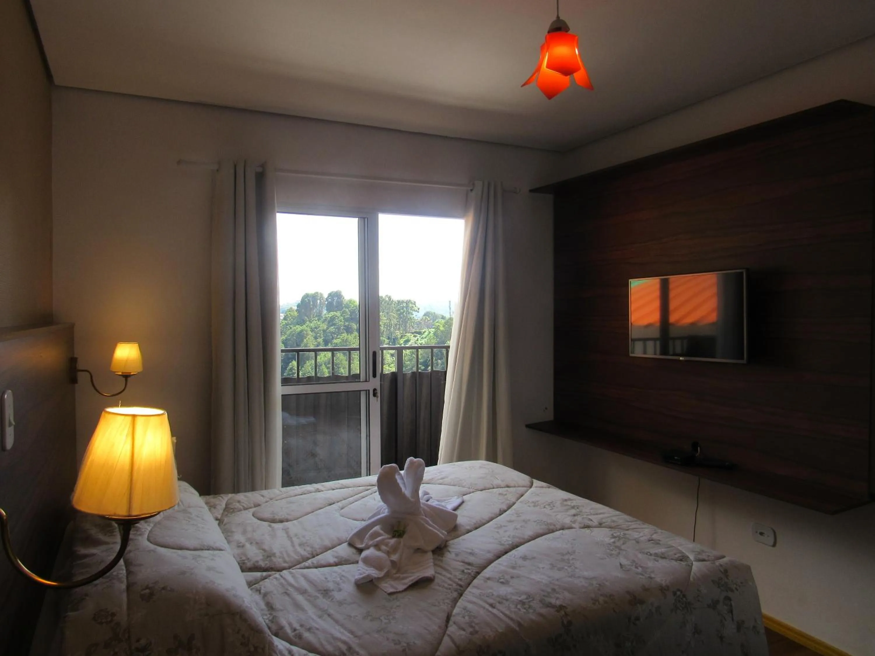 Bed in Golden Forest Pousada