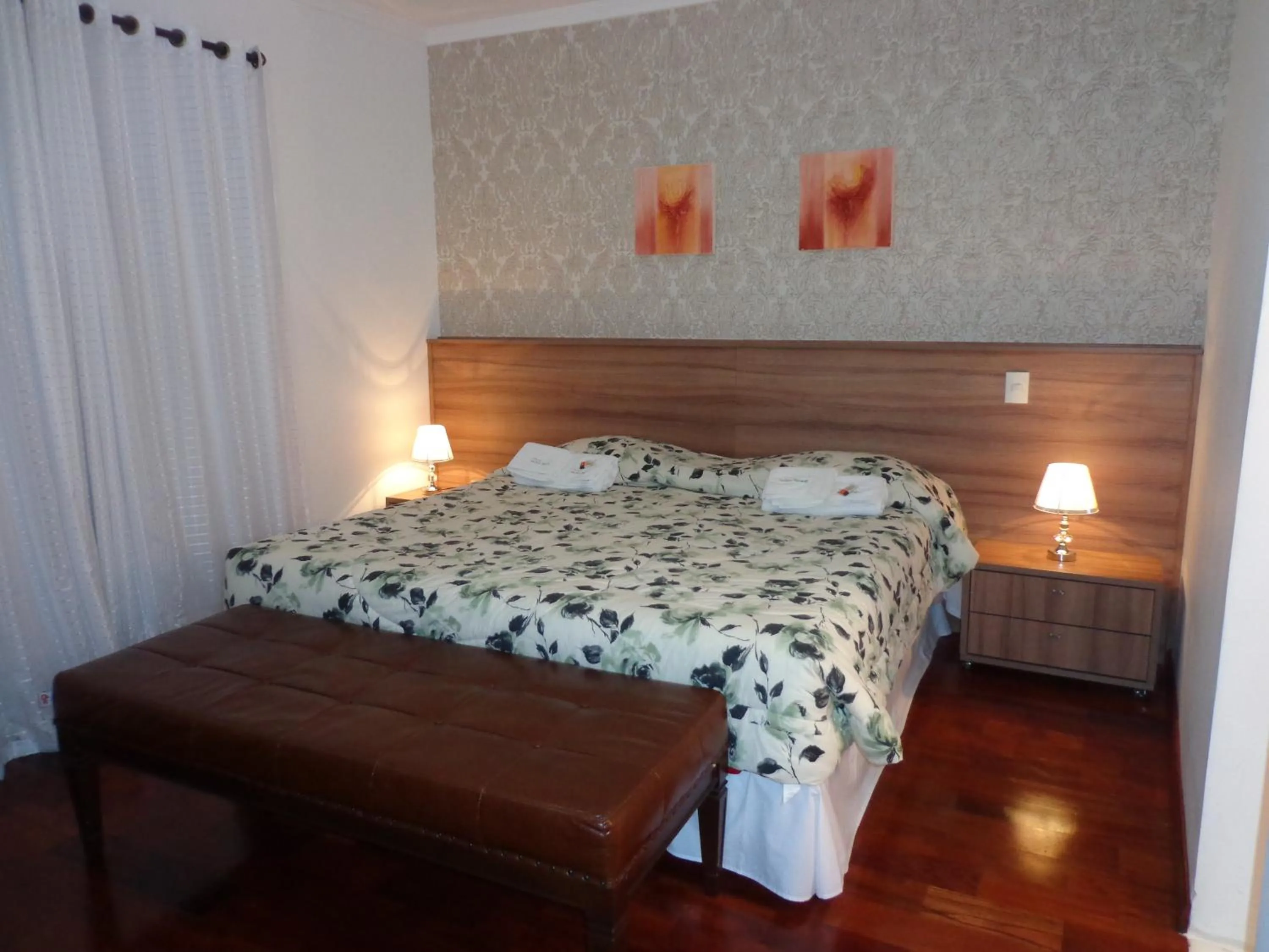 Bed in Golden Forest Pousada