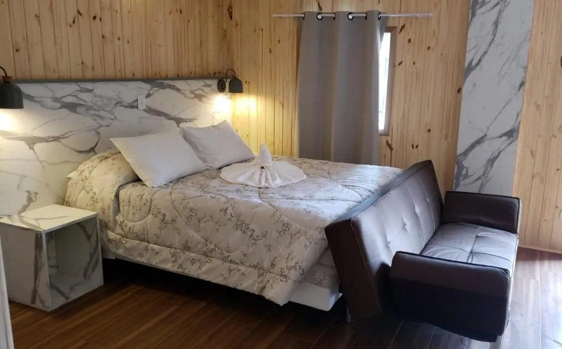 Bed in Golden Forest Pousada