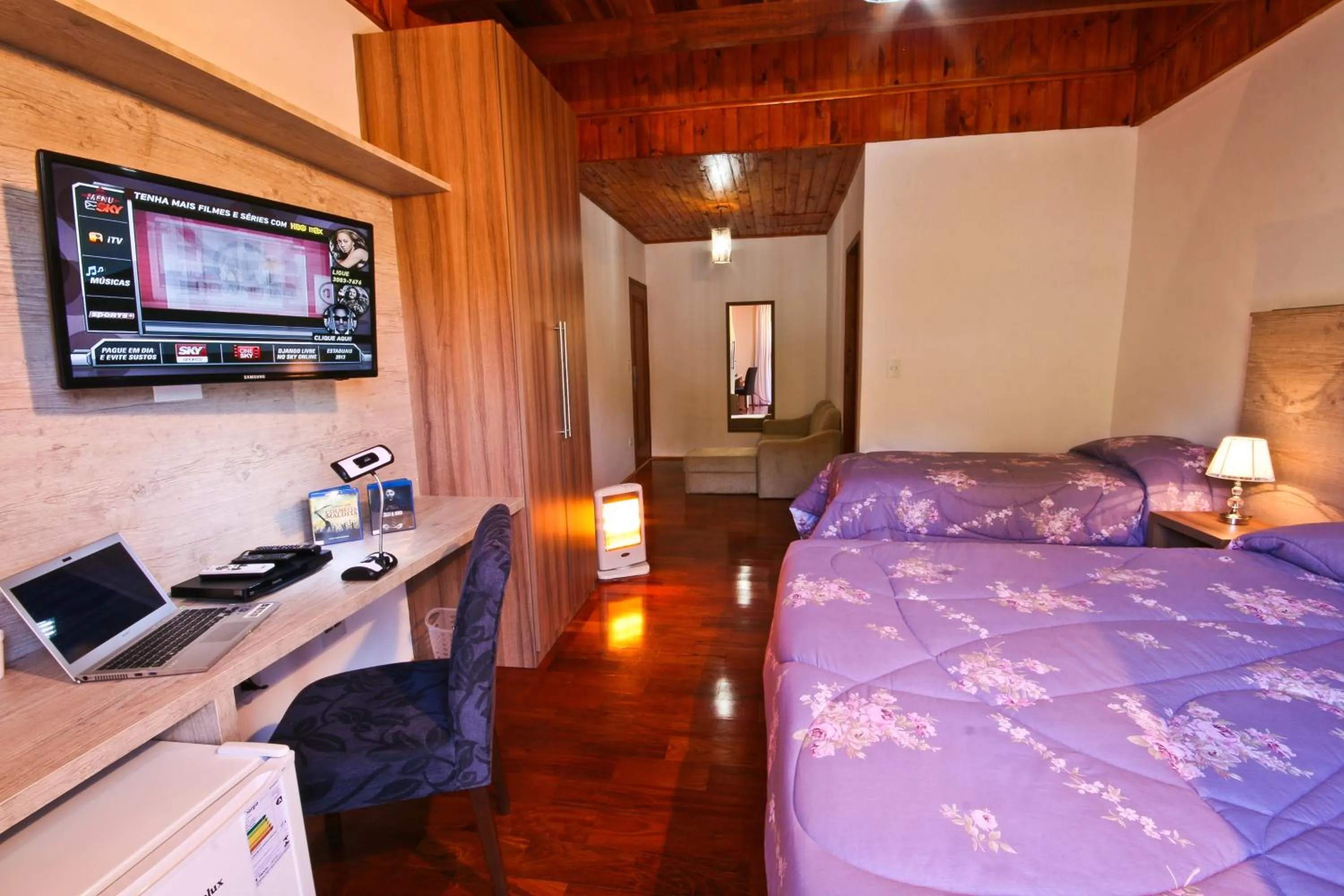 Bedroom, Bed in Golden Forest Pousada