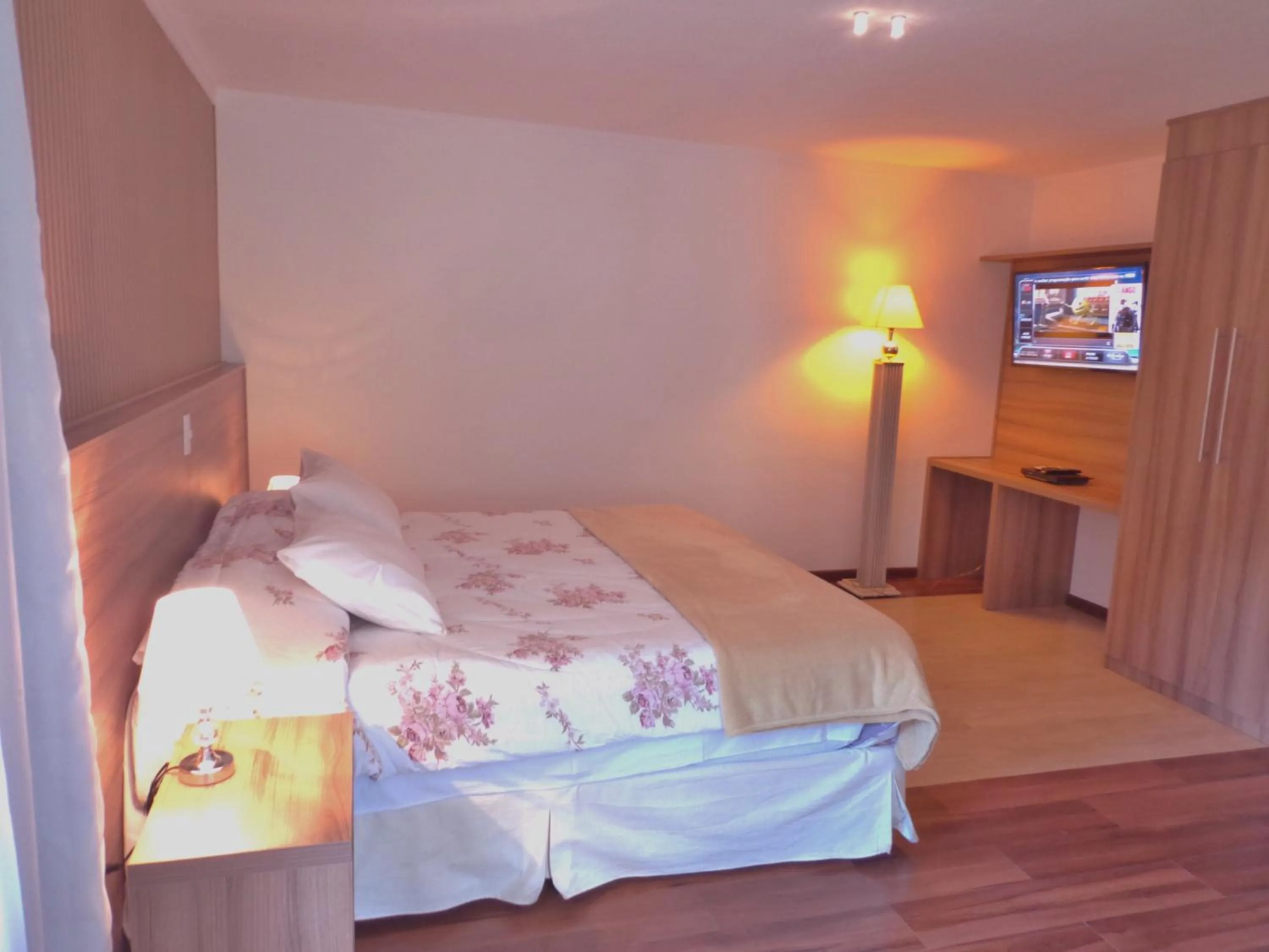 Bed in Golden Forest Pousada