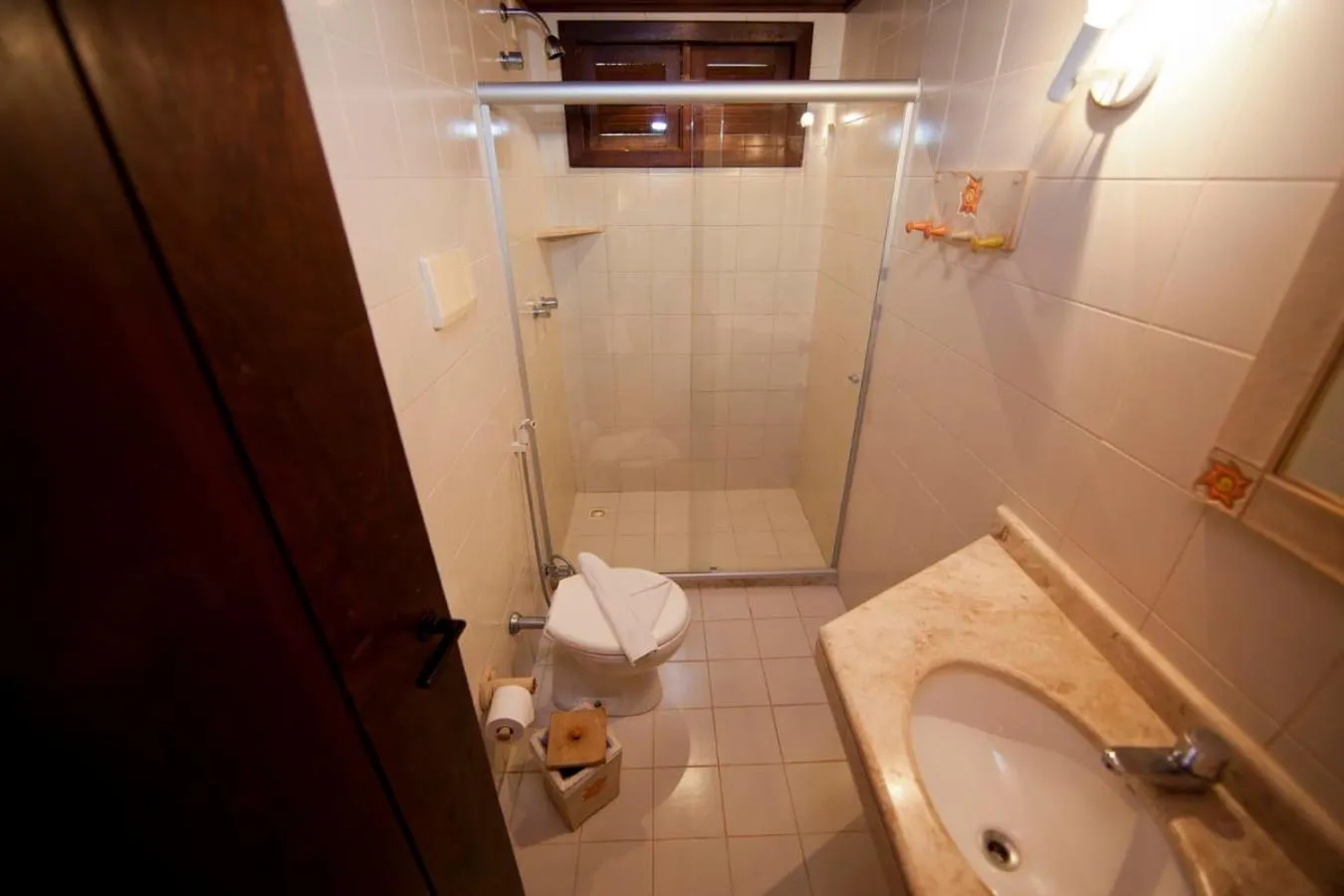 Shower in Pousada Bichelenga