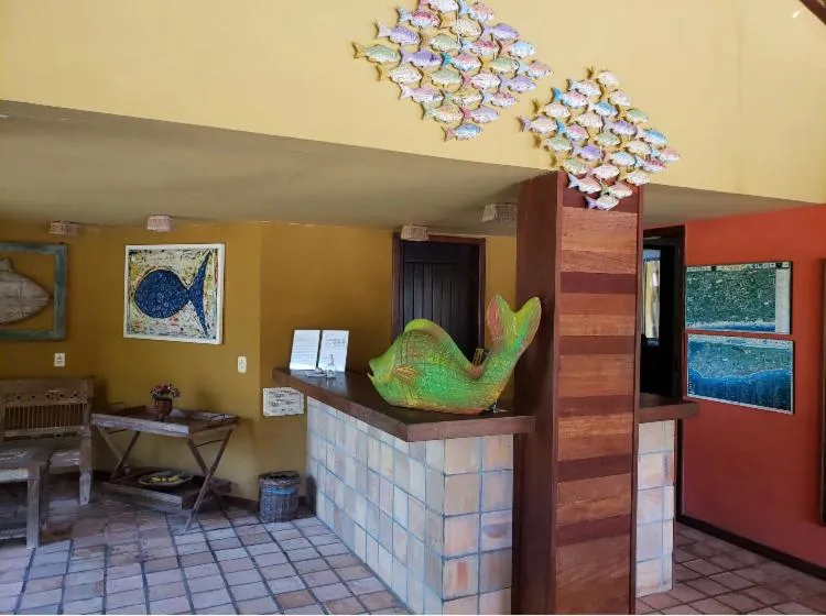 Lobby or reception in Pousada Bichelenga