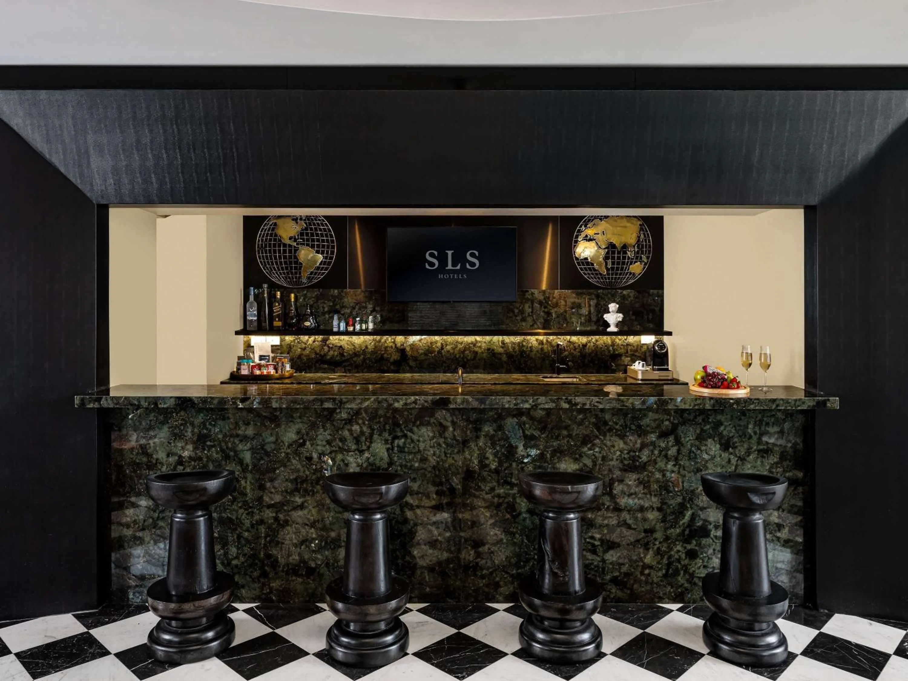 Bedroom in SLS South Beach