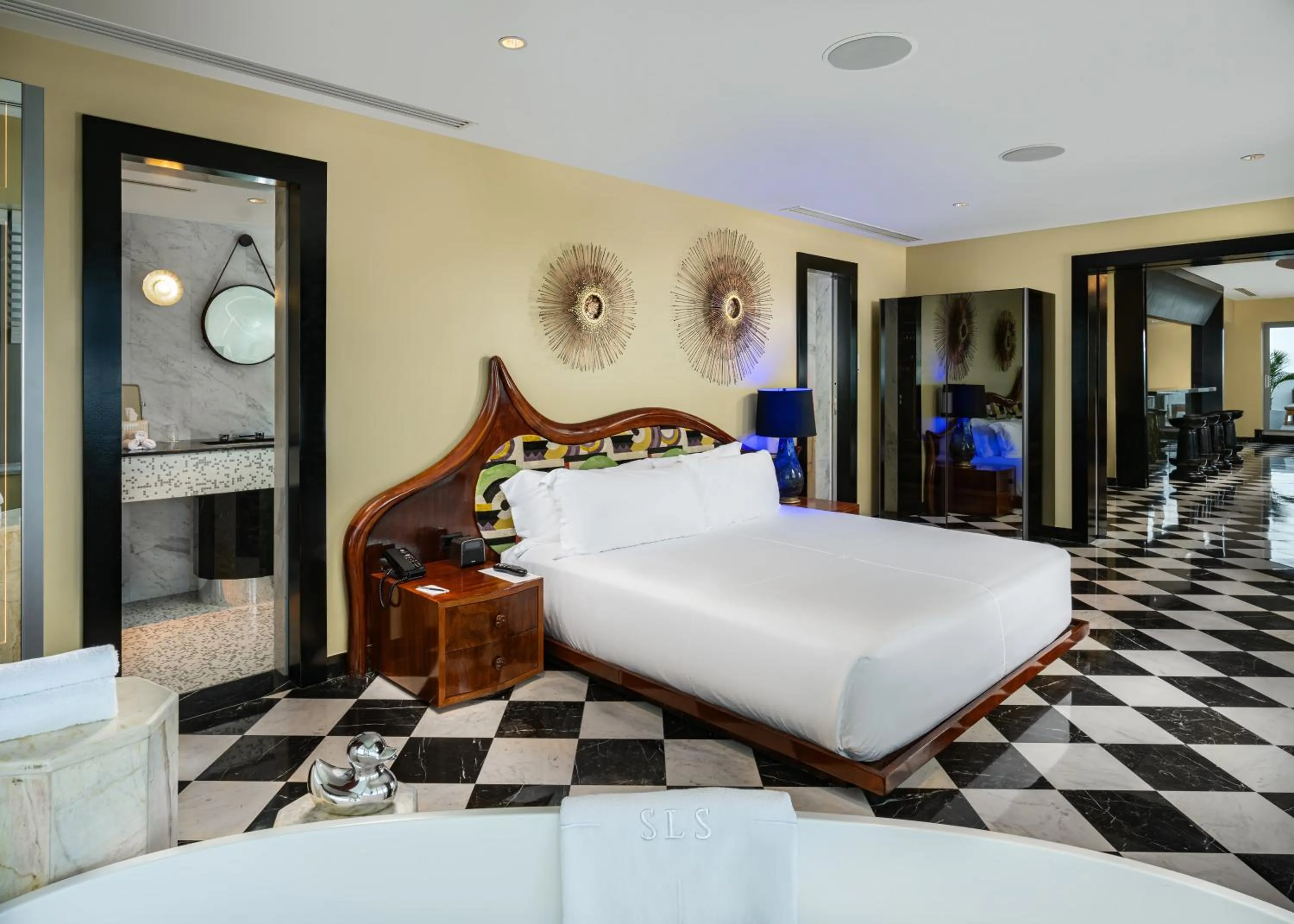 Bedroom, Bed in SLS South Beach