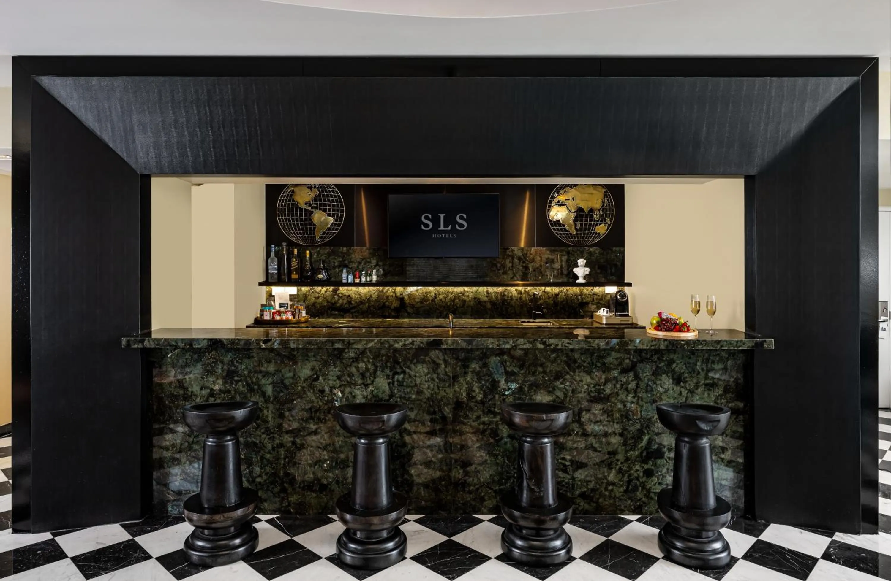 kitchen in SLS South Beach