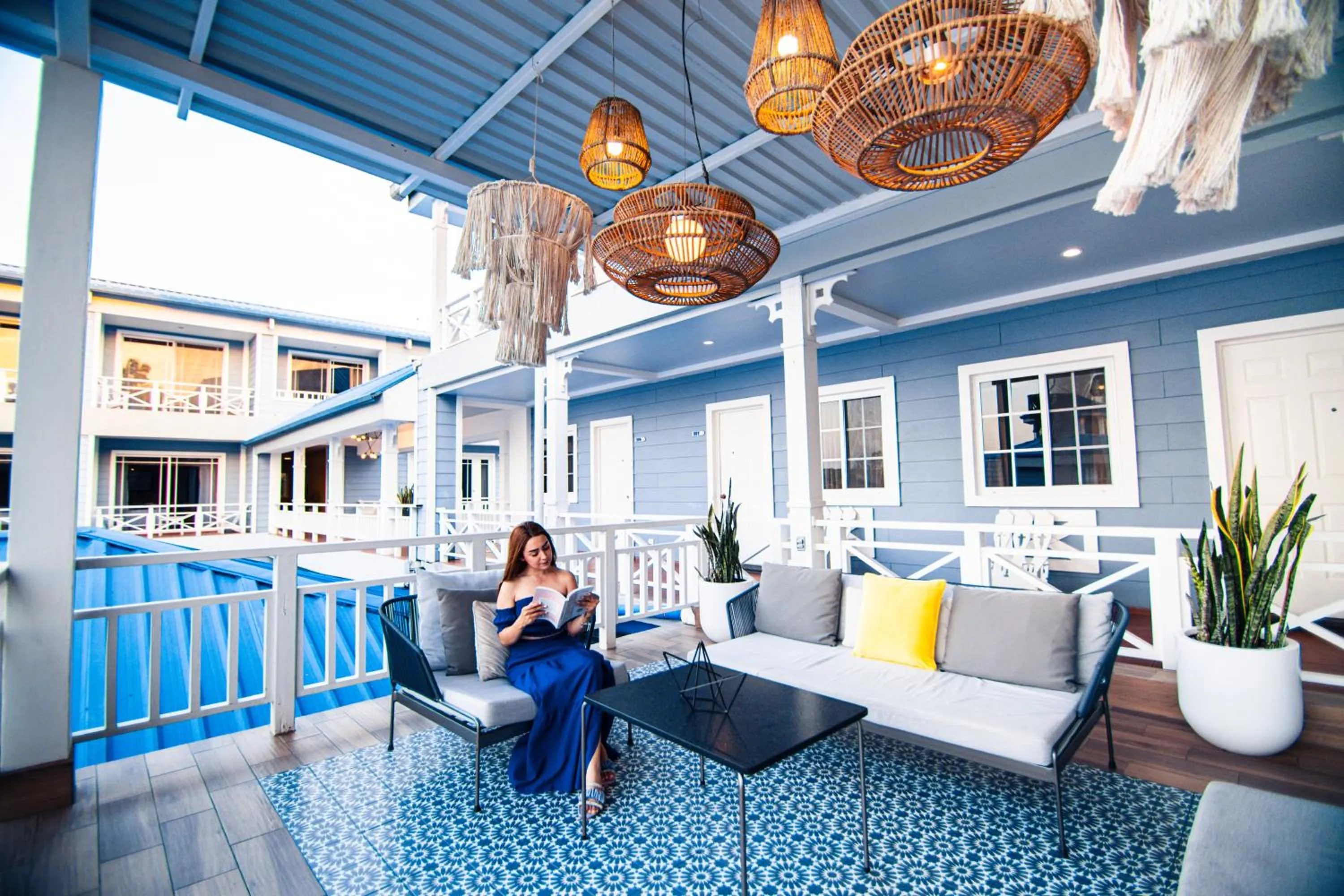 Living room in Hotel Casona del Lago