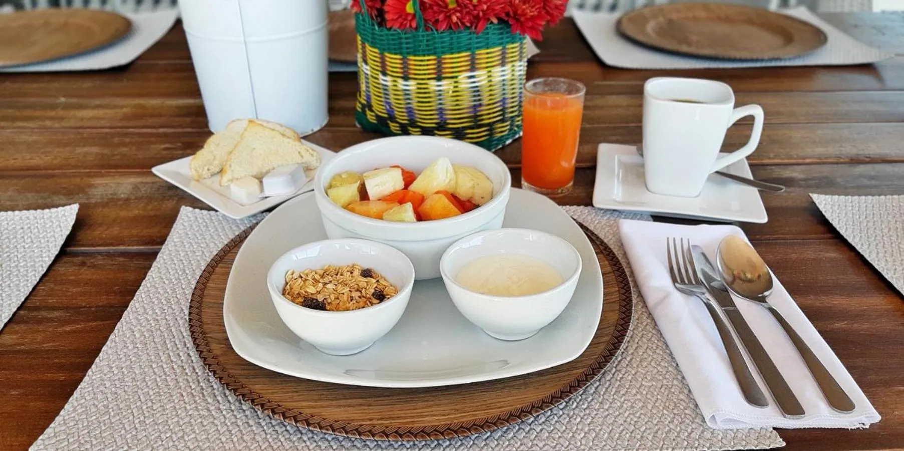 Breakfast in Hotel Casona del Lago