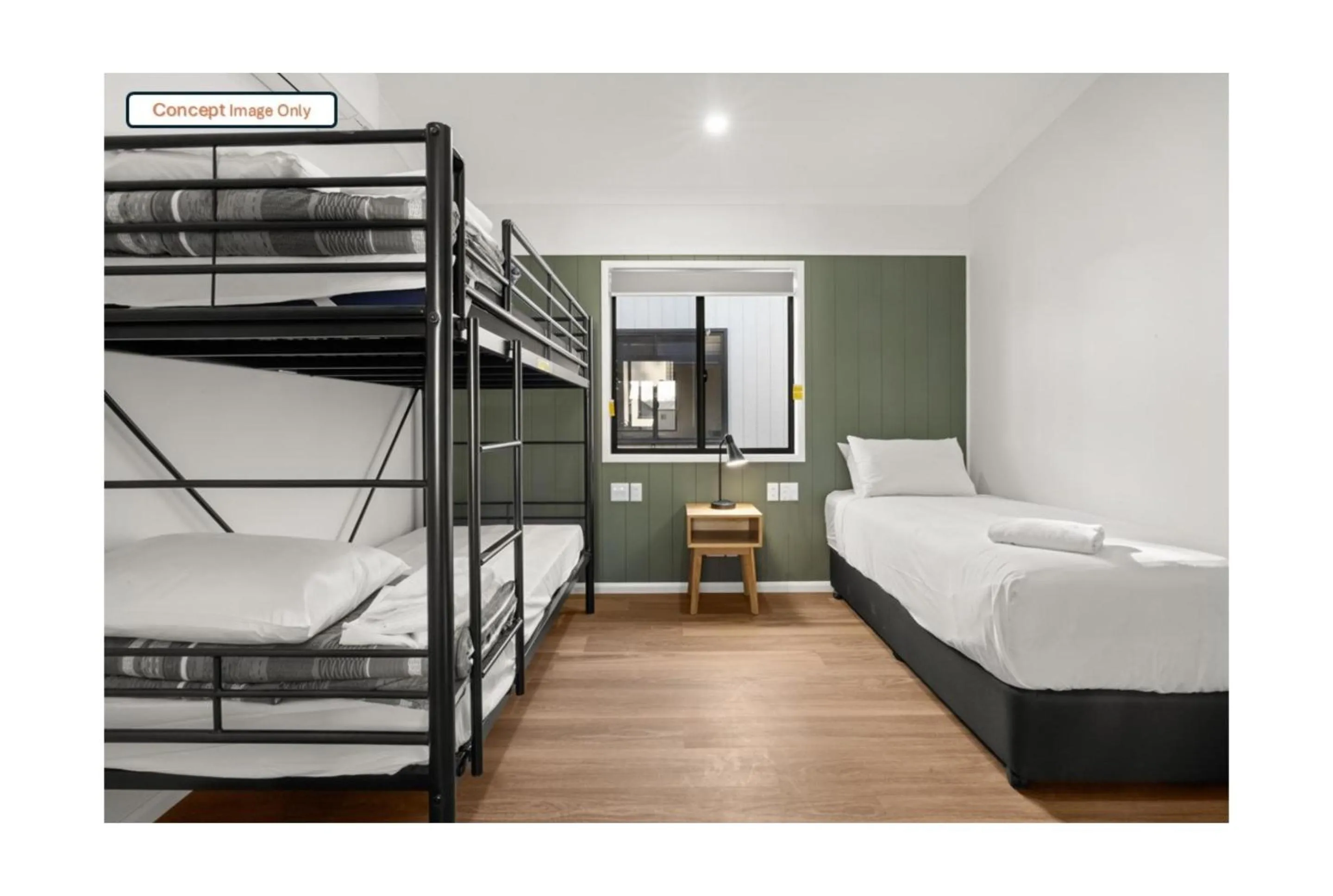 Bedroom, Bed in Discovery Parks - Clare