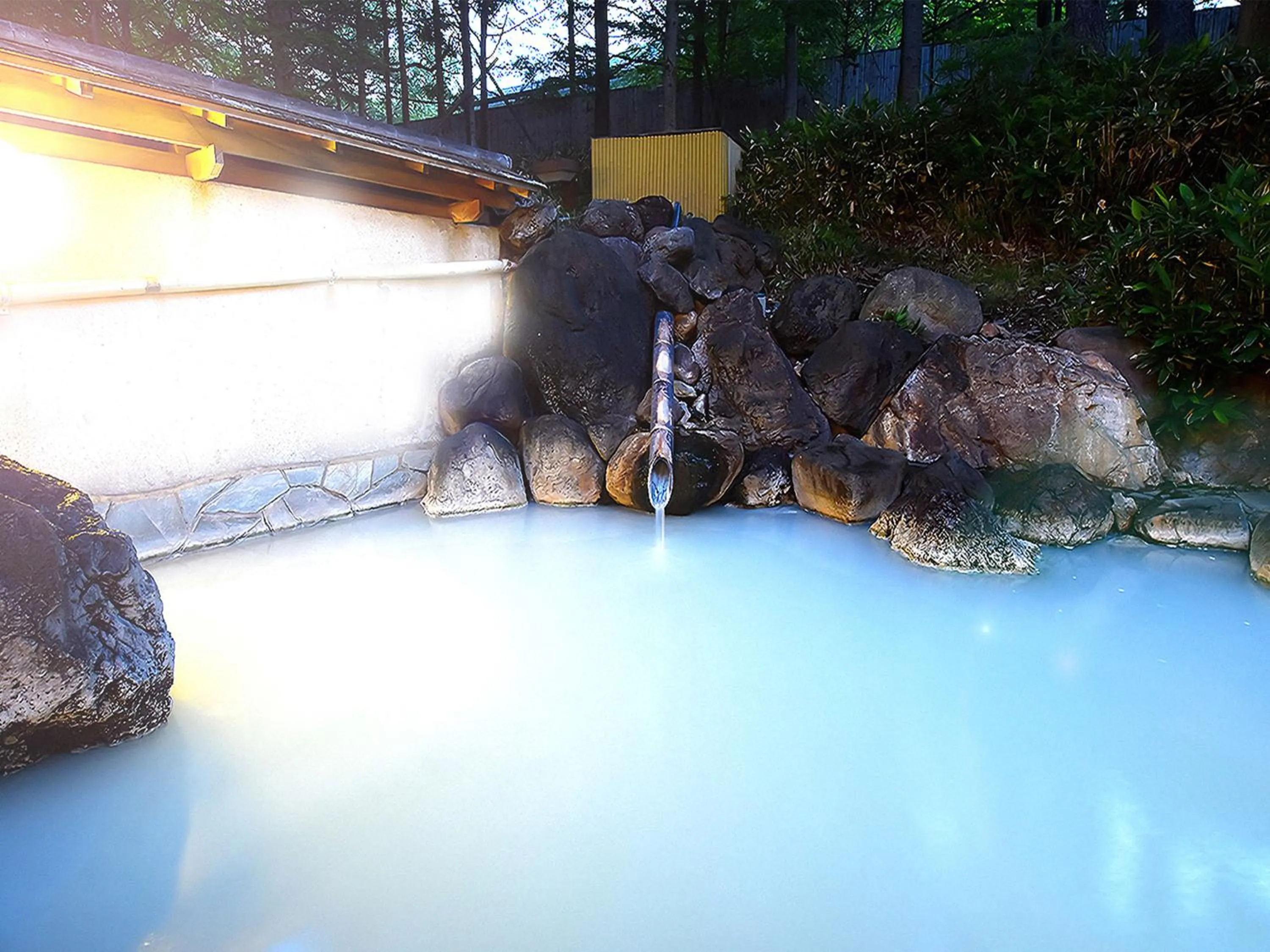 Hot Spring Bath in Okunikko Konishi Hotel