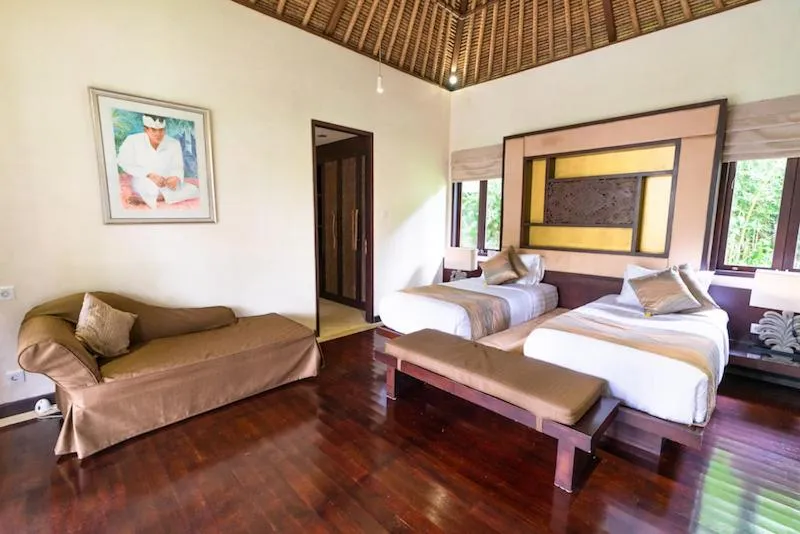 Bed in Villa Amrita
