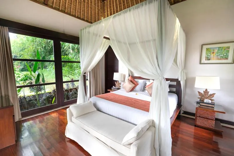 Bed in Villa Amrita