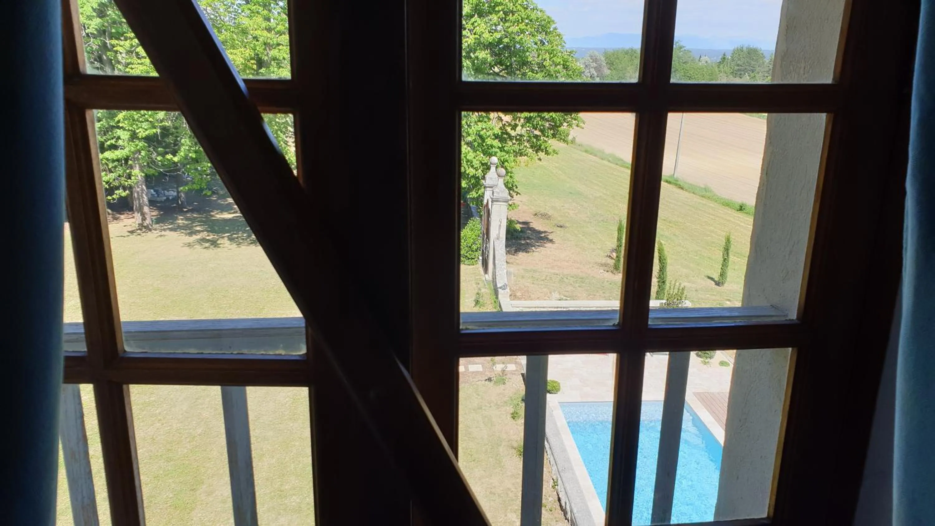 View (from property/room) in la bastide de l'adrech