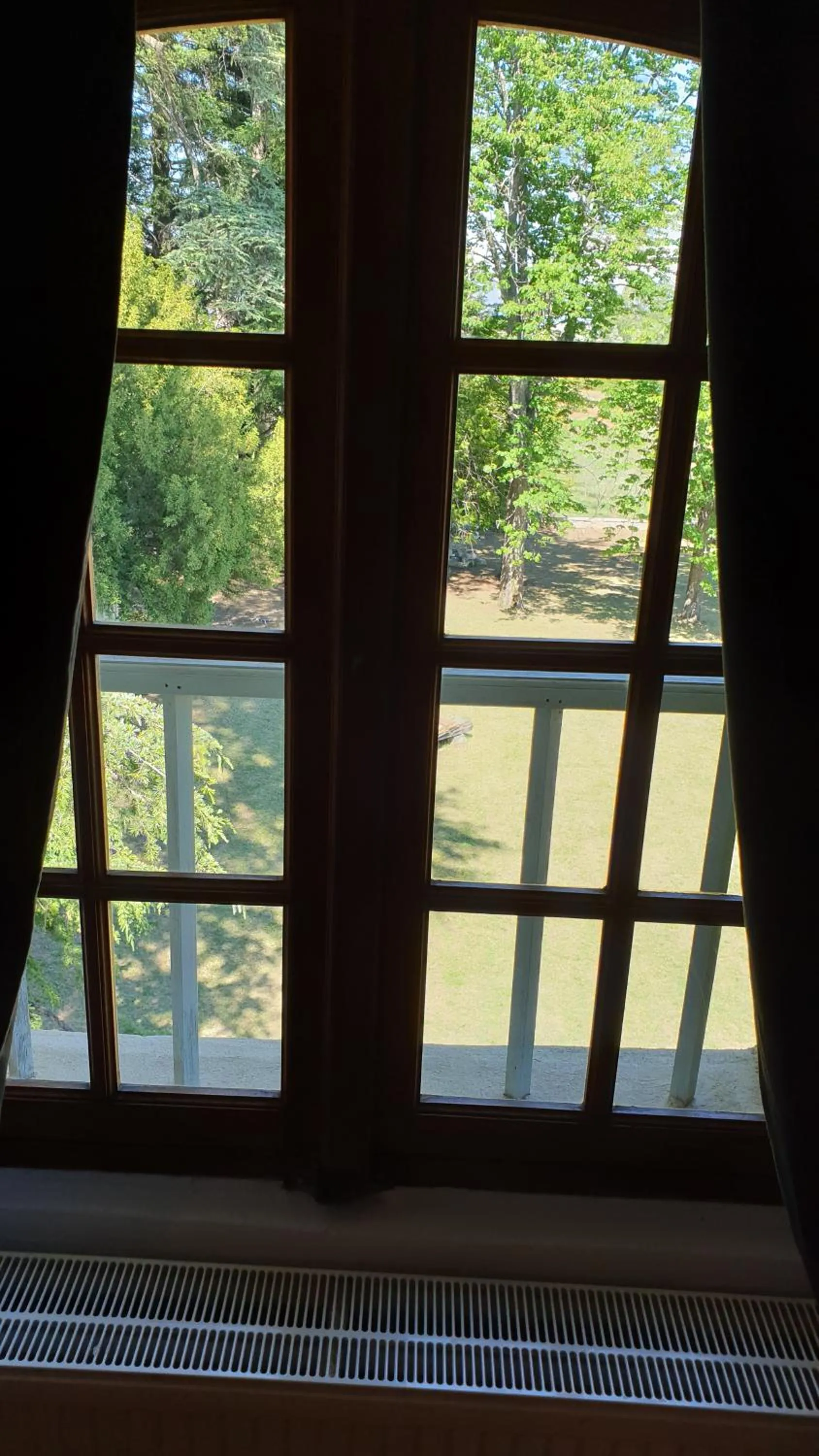 Garden view in la bastide de l'adrech