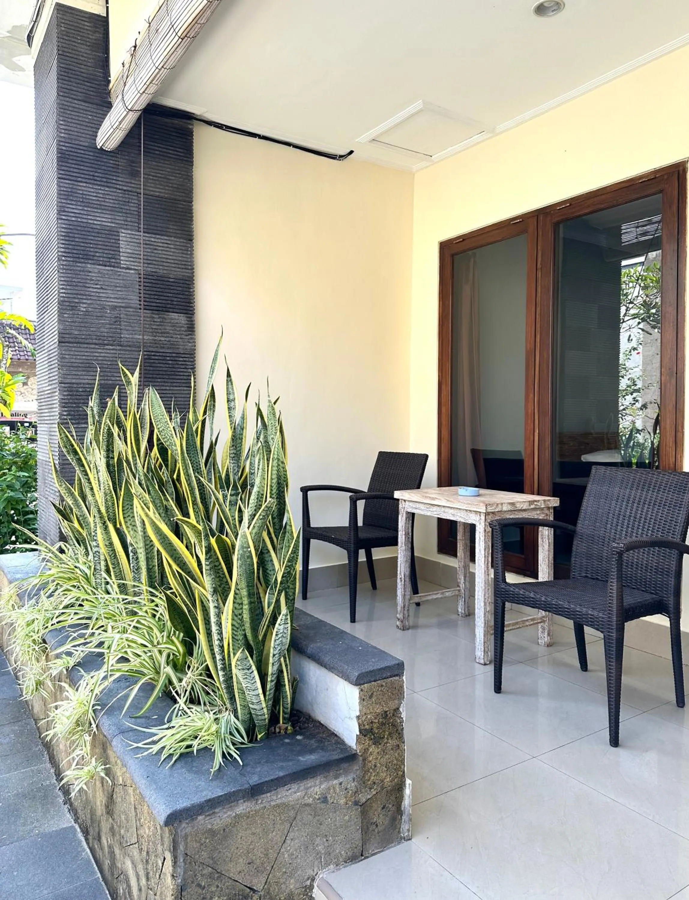 Balcony/Terrace in Radha Bali Hotel