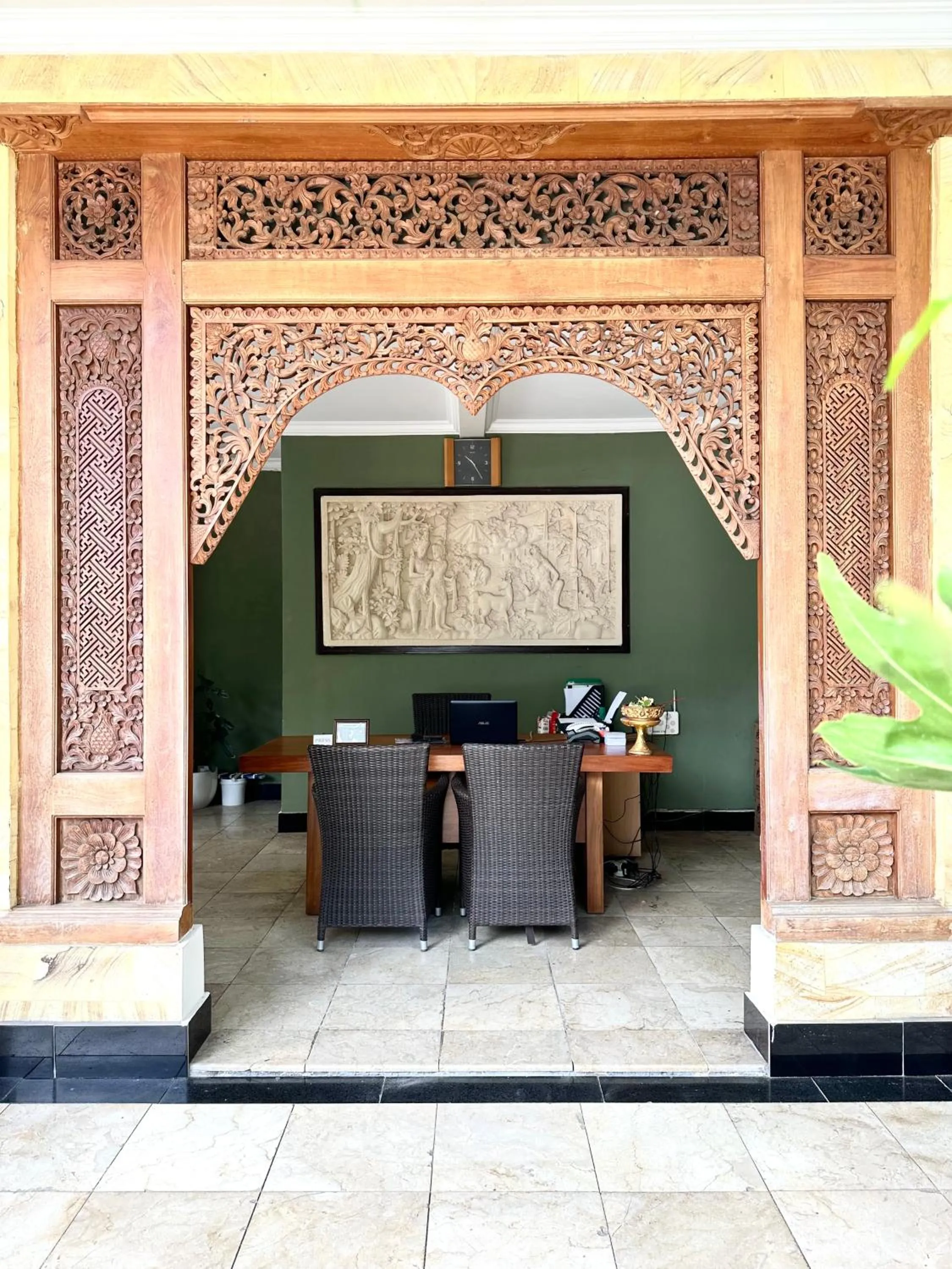 Lobby or reception in Radha Bali Hotel