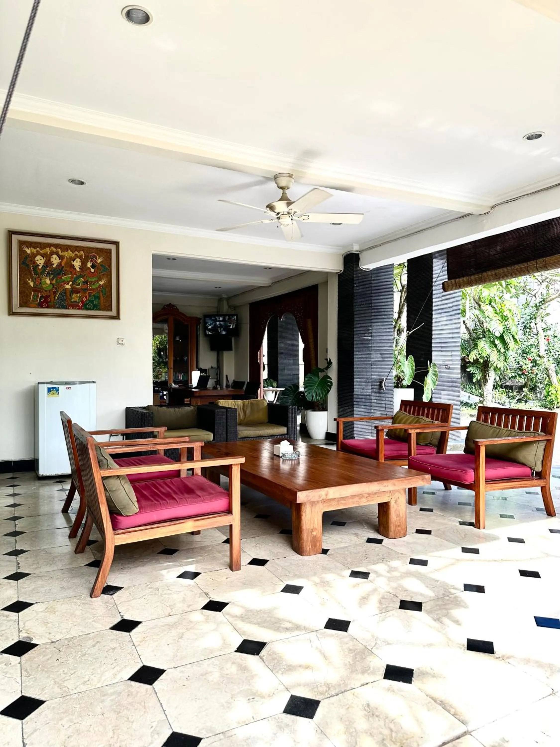 Lobby or reception in Radha Bali Hotel