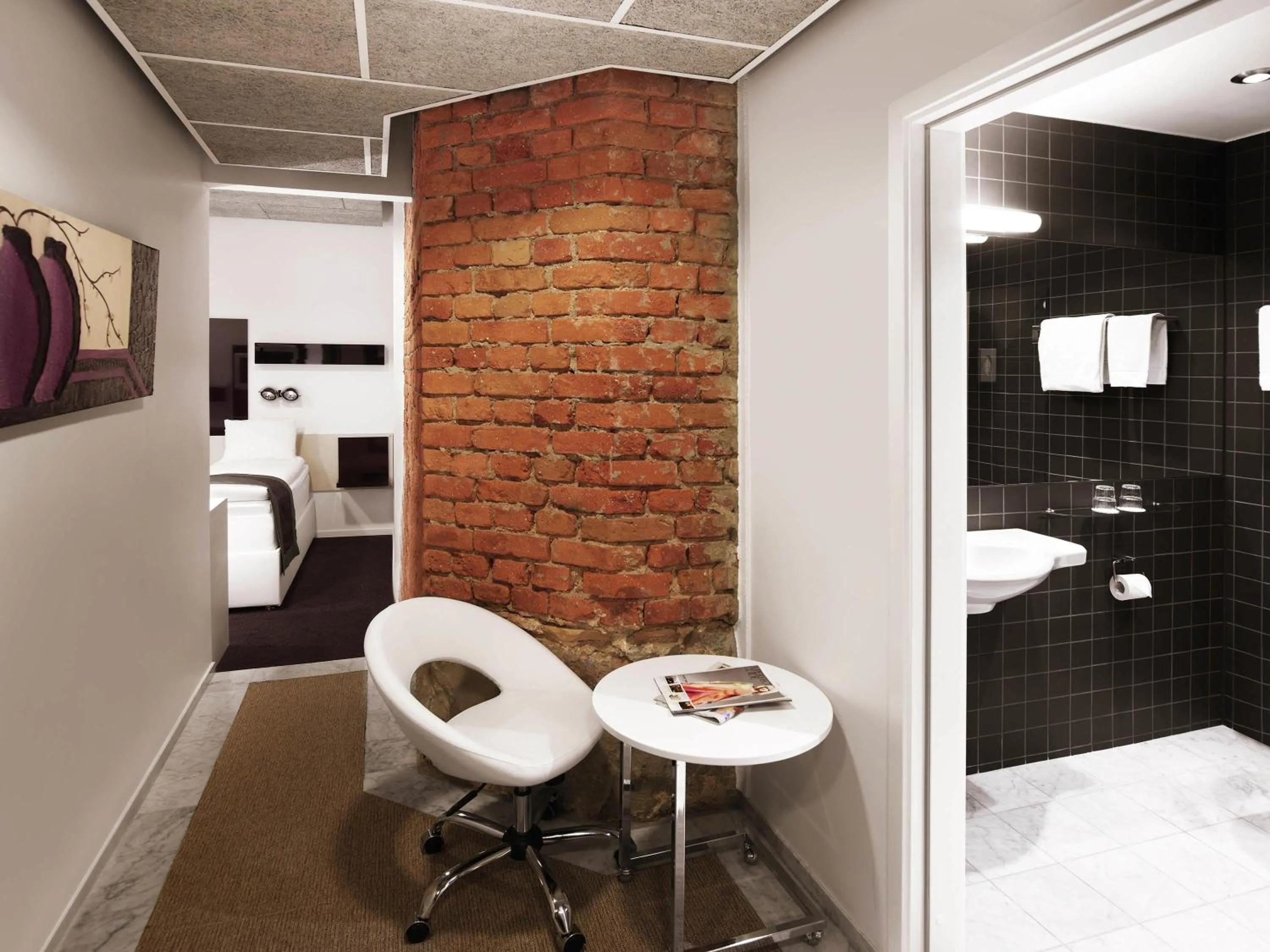 Bedroom in Ibis Styles Stockholm Odenplan