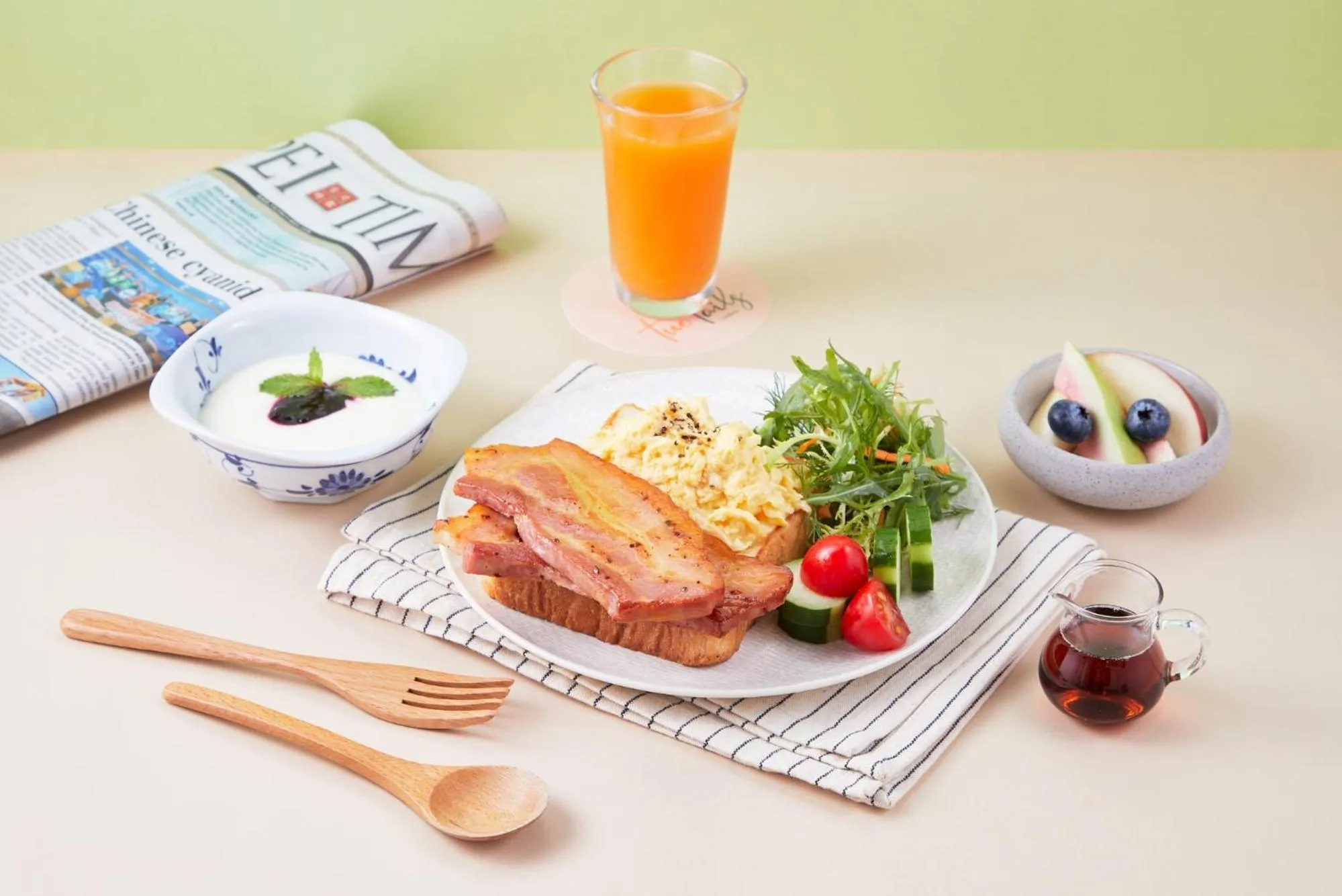 Breakfast in Two Tails Hotel Luzhou