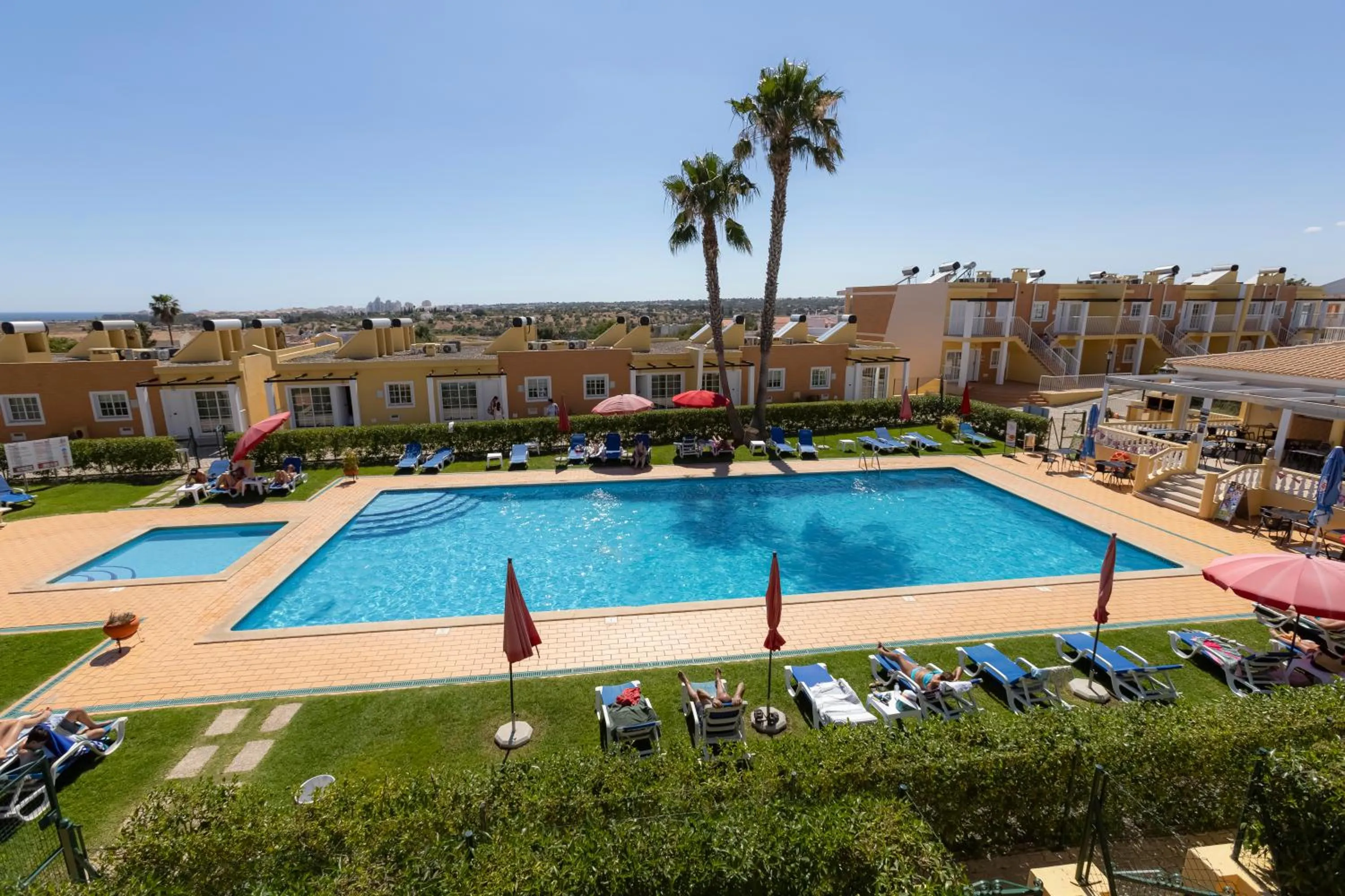 Pool view in Villas Barrocal